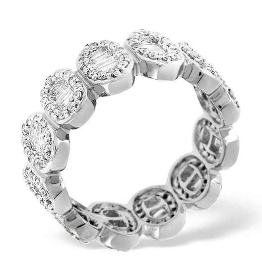 Eternity Ring Sophie 18K White Gold Diamond 1.50ct G/Vs - Image 3