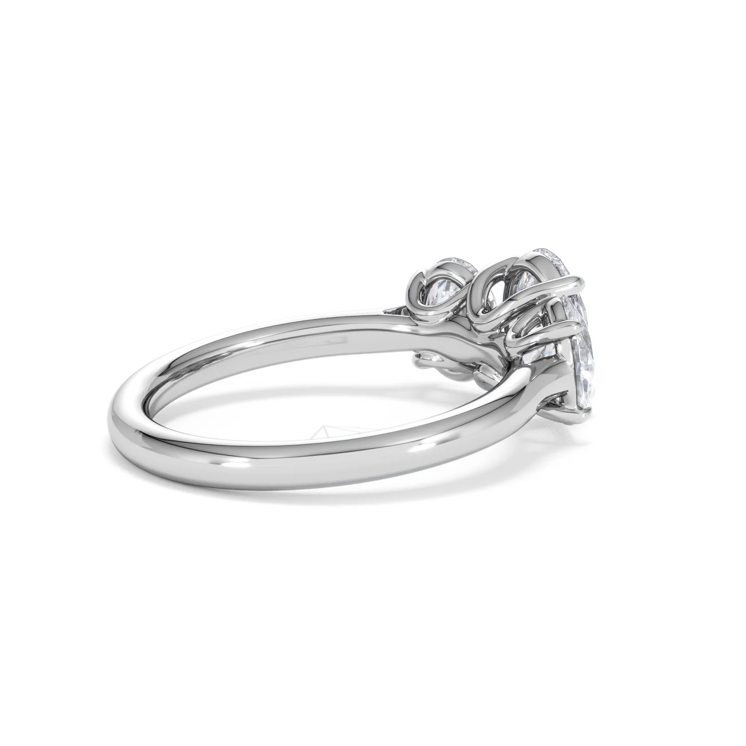 Ever 2.00ct Oval Cut Lab Diamond 3 Stone Engagement Ring in Platinum - Image 36
