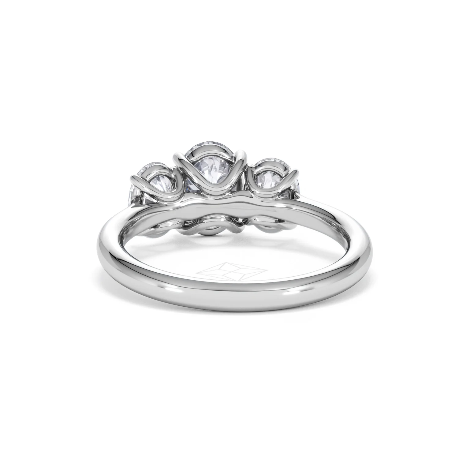 Ever 2.00ct Oval Cut Lab Diamond 3 Stone Engagement Ring in Platinum - Image 51