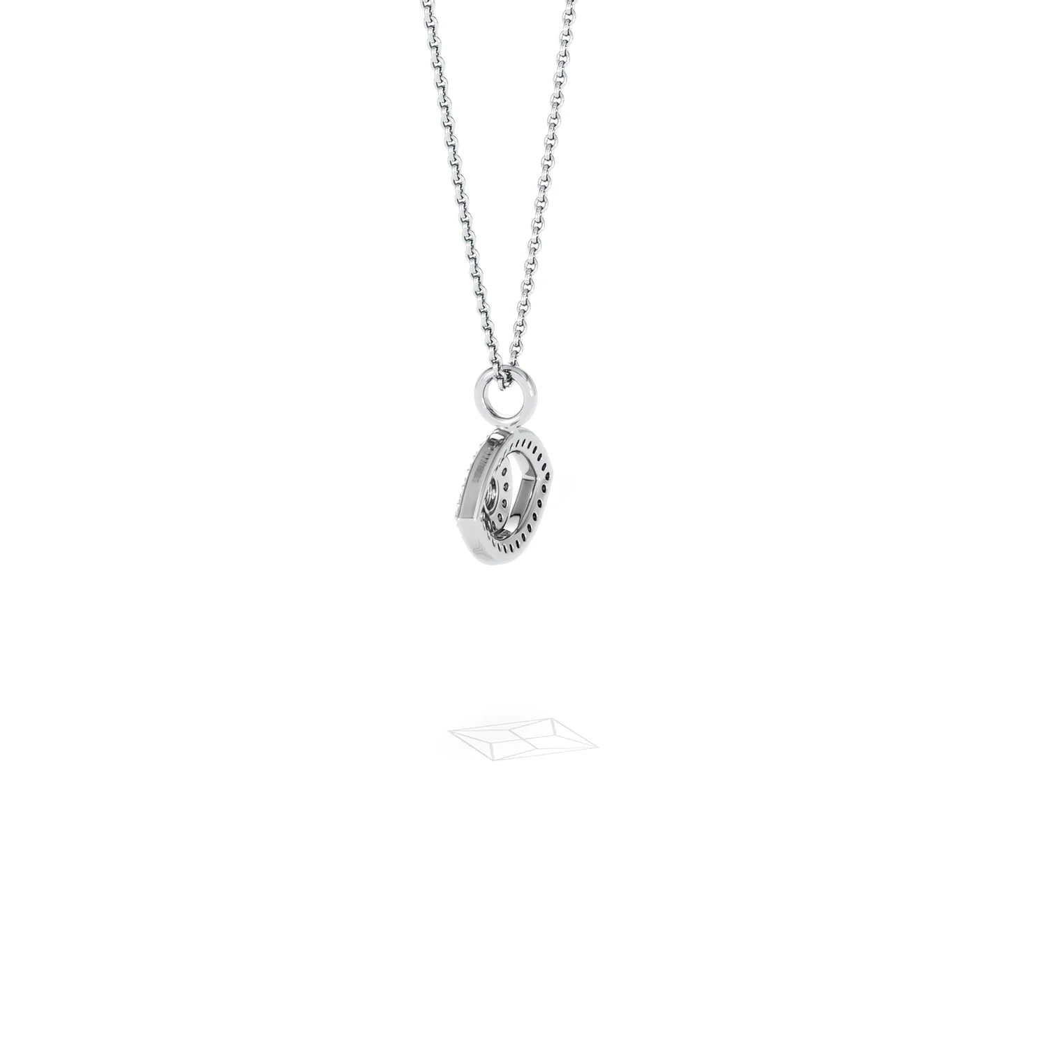 Evil Eye 0.21ct Sapphire and Lab Diamond Pendant Necklace in in Sterling Silver - Image 64