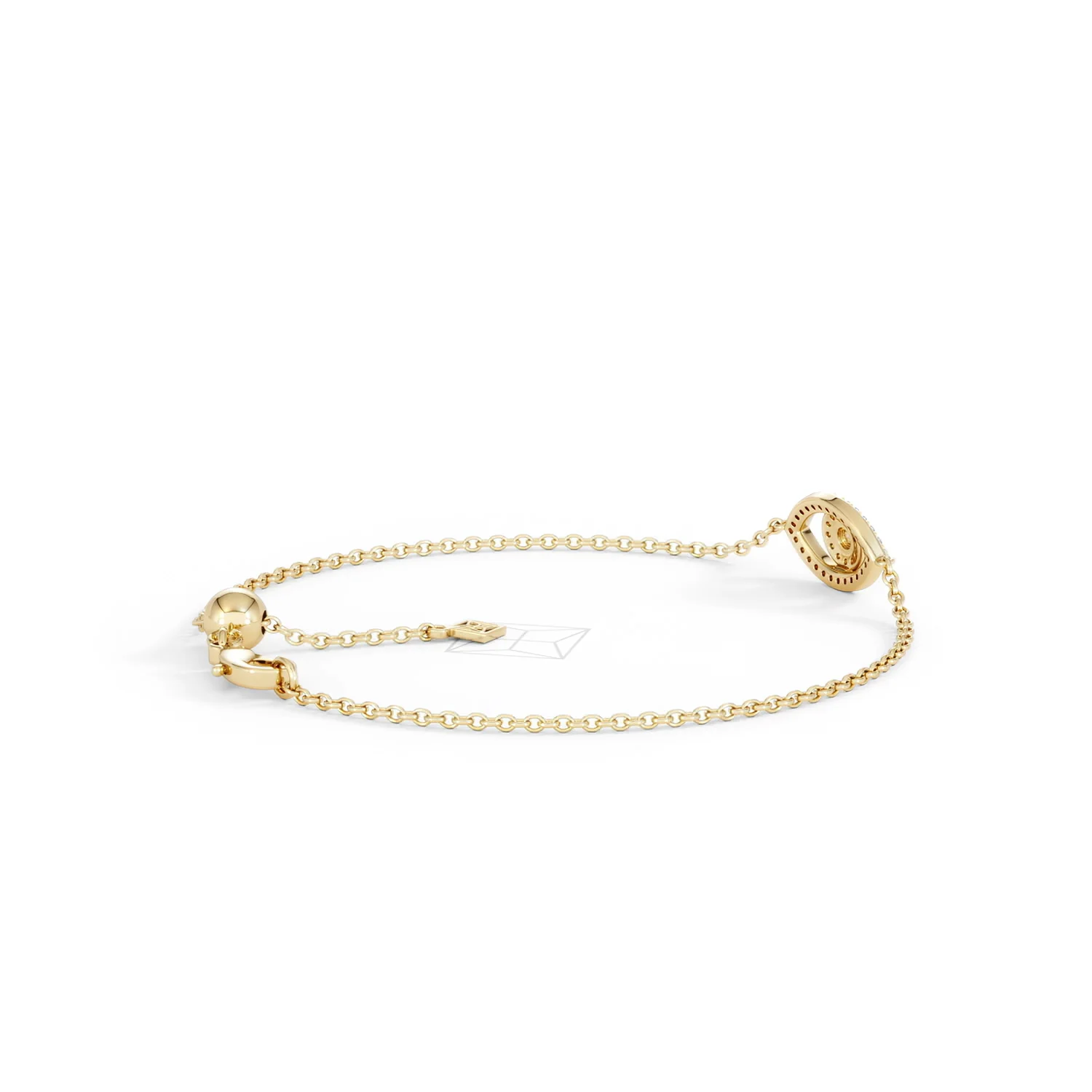 Evil Eye 0.21ct Sapphire Lab Diamond Adjustable Bracelet in 18K Gold Vermeil - Image 36