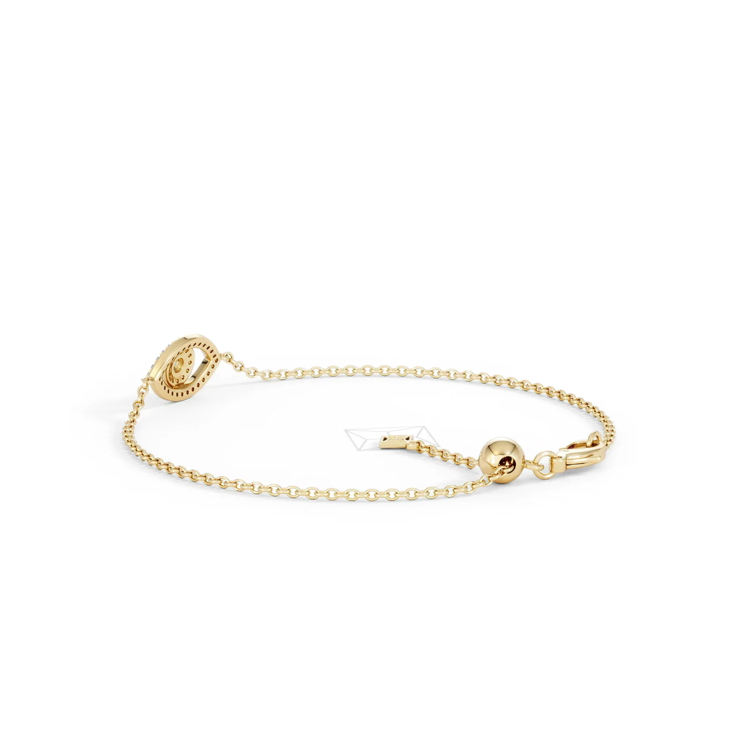 Evil Eye 0.21ct Sapphire Lab Diamond Adjustable Bracelet in 18K Gold Vermeil - Image 61