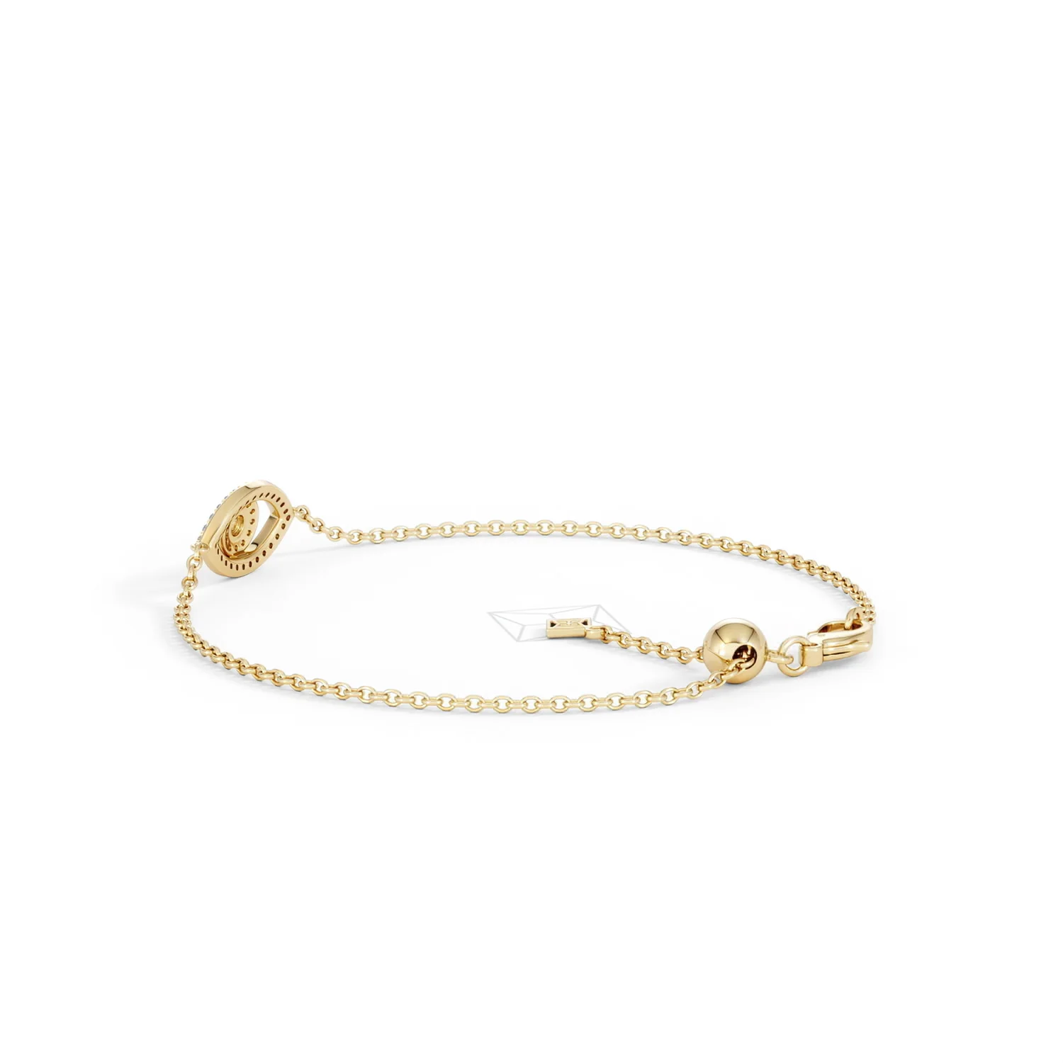 Evil Eye 0.21ct Sapphire Lab Diamond Adjustable Bracelet in 18K Gold Vermeil - Image 62