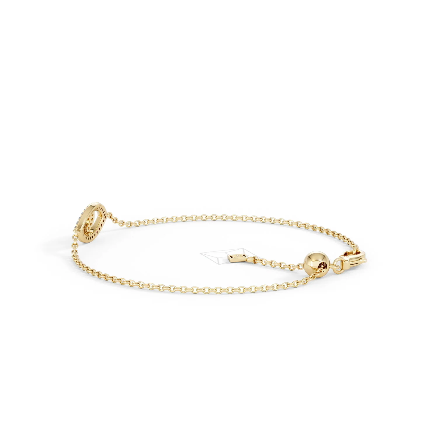 Evil Eye 0.21ct Sapphire Lab Diamond Adjustable Bracelet in 18K Gold Vermeil - Image 64
