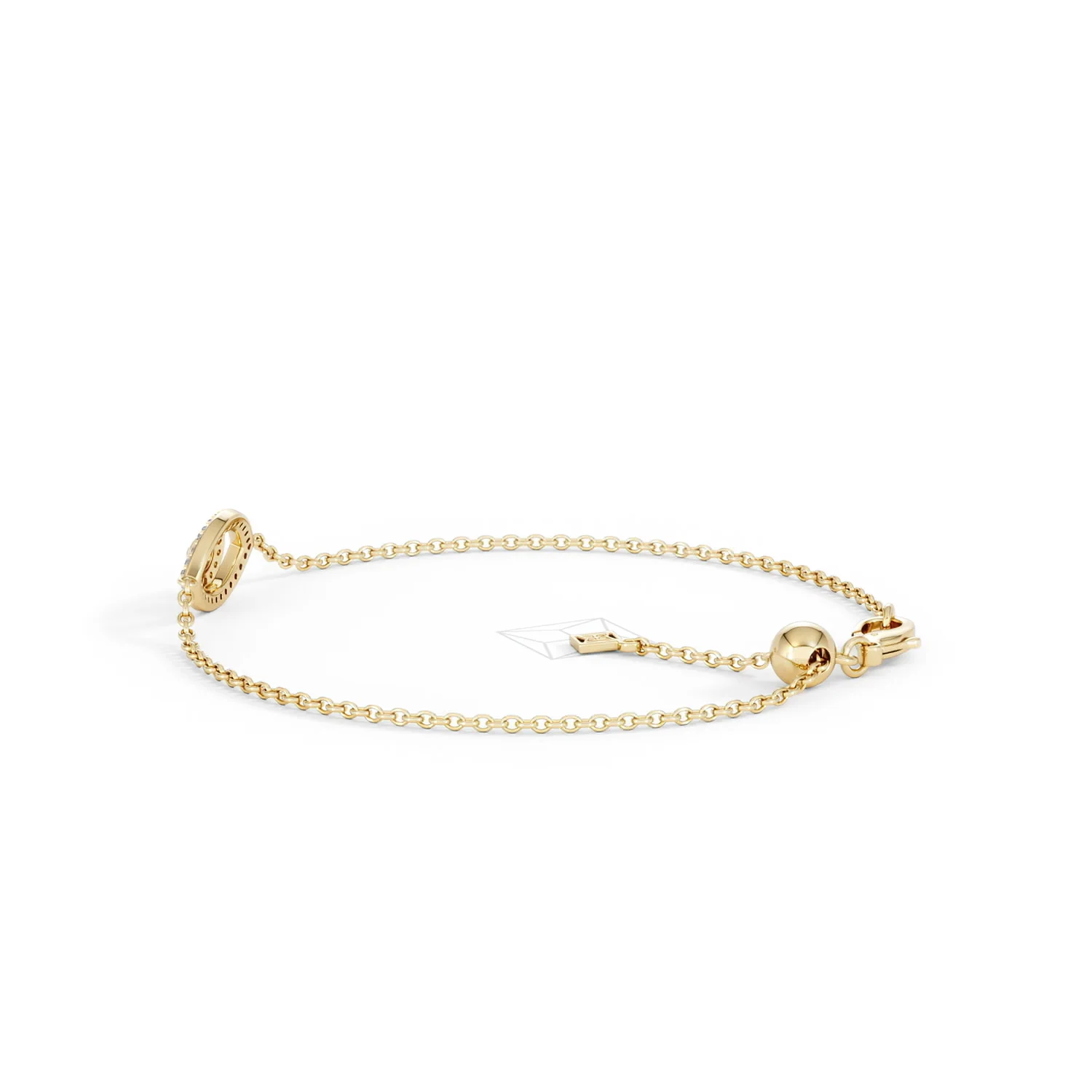 Evil Eye 0.21ct Sapphire Lab Diamond Adjustable Bracelet in 18K Gold Vermeil - Image 65