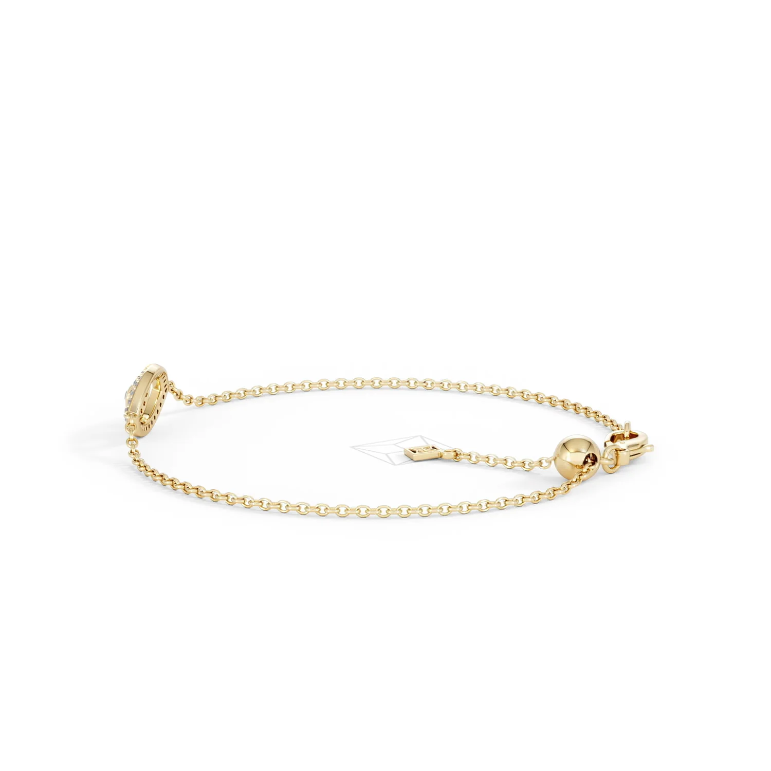 Evil Eye 0.21ct Sapphire Lab Diamond Adjustable Bracelet in 18K Gold Vermeil - Image 66