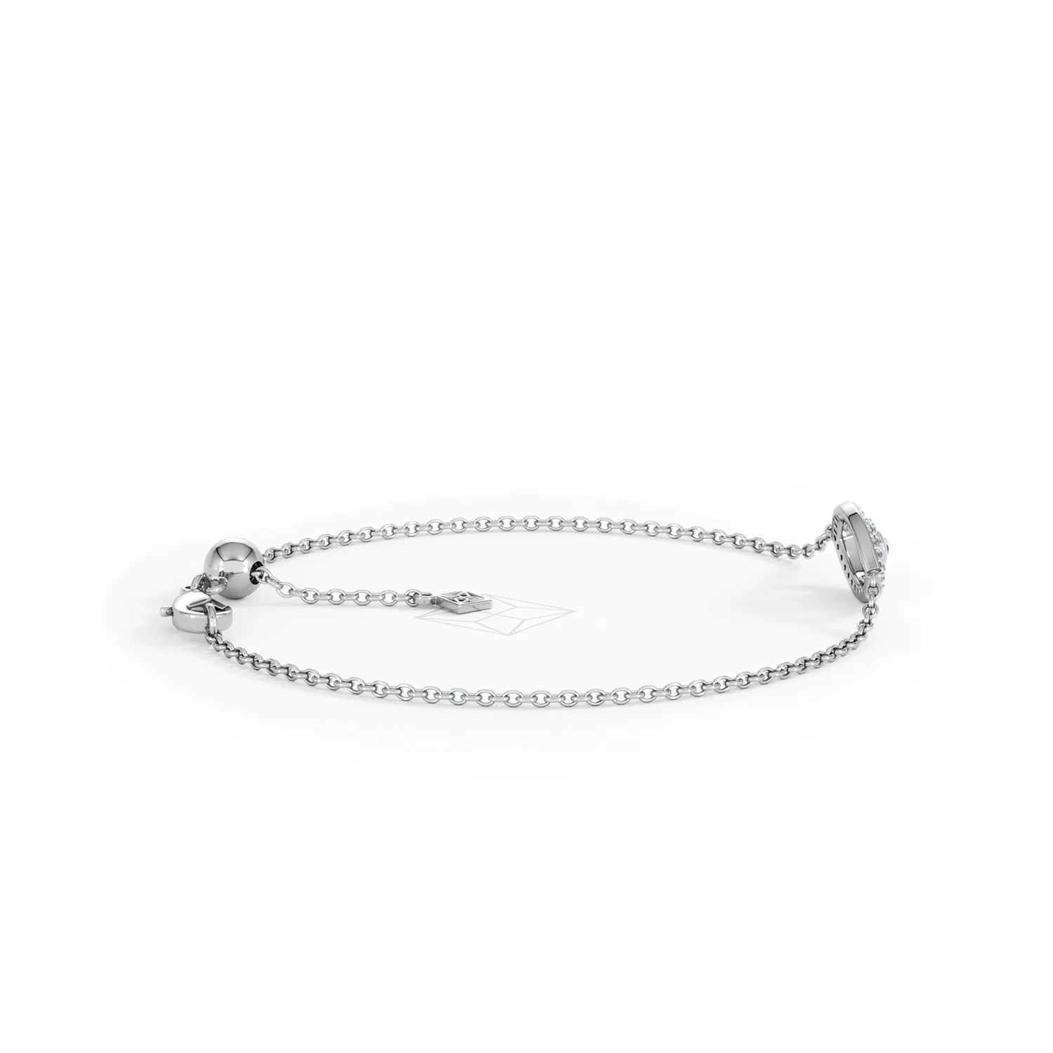 Evil Eye 0.21ct Sapphire Lab Diamond Adjustable Bracelet in Sterling Silver - Image 31