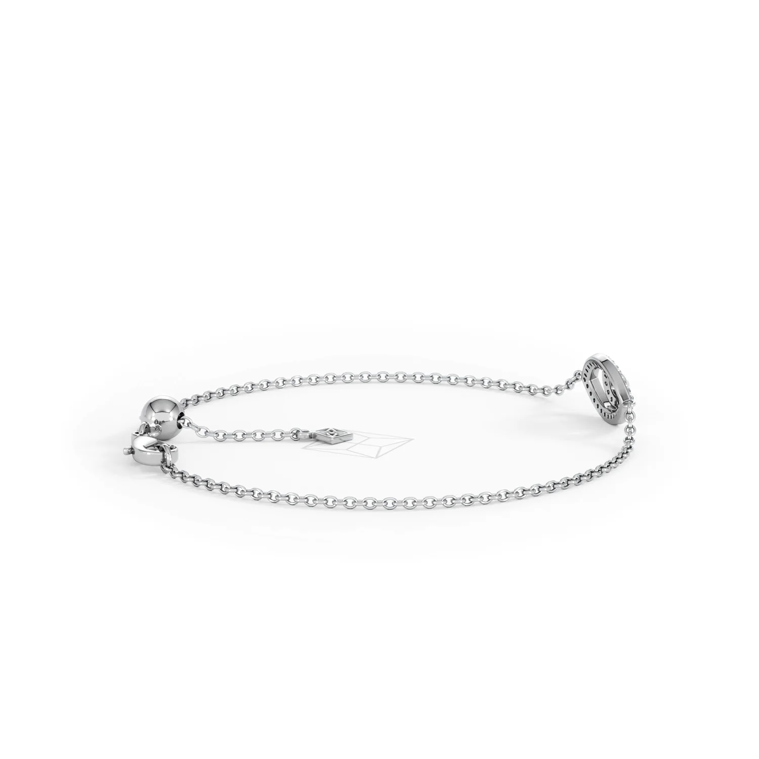 Evil Eye 0.21ct Sapphire Lab Diamond Adjustable Bracelet in Sterling Silver - Image 33