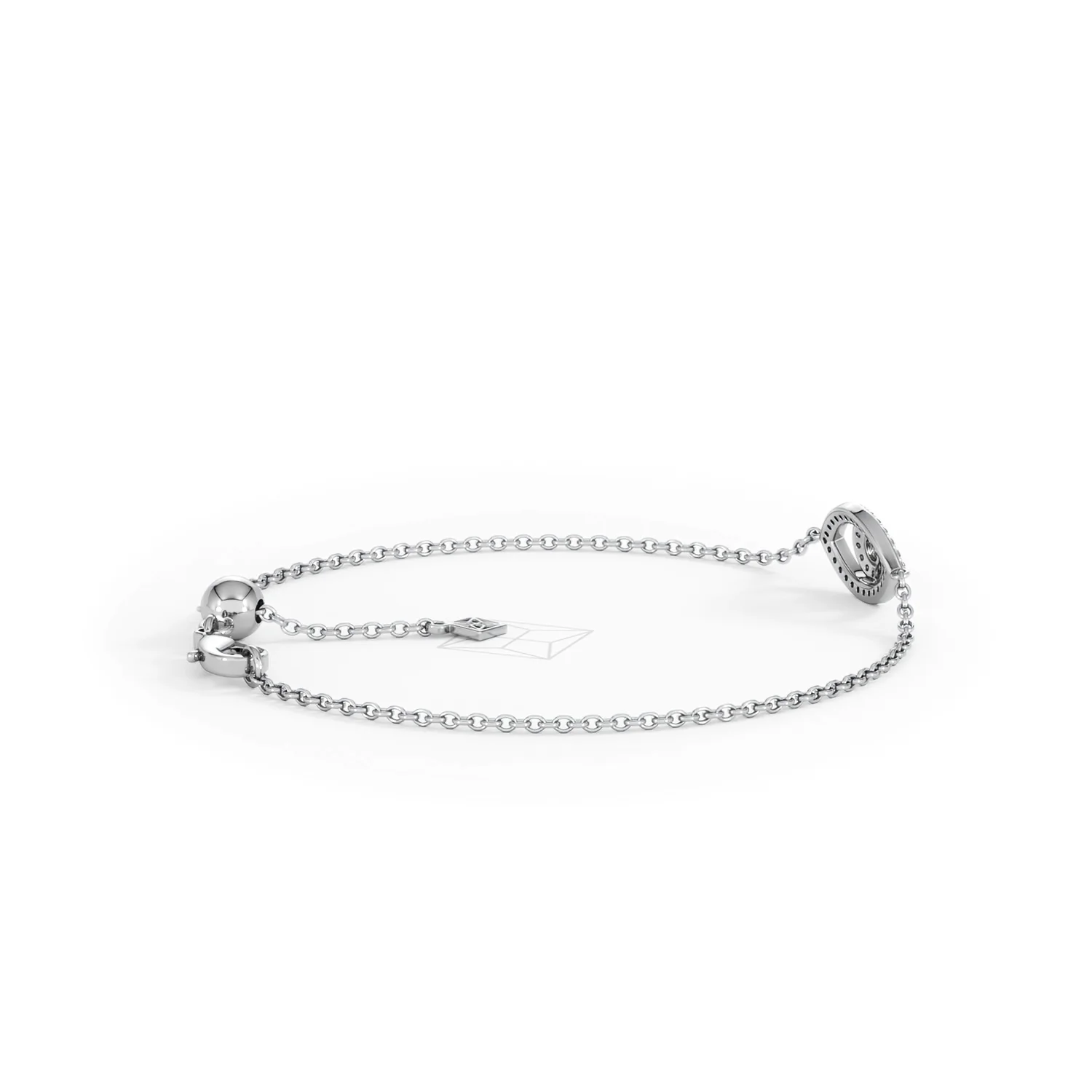 Evil Eye 0.21ct Sapphire Lab Diamond Adjustable Bracelet in Sterling Silver - Image 34