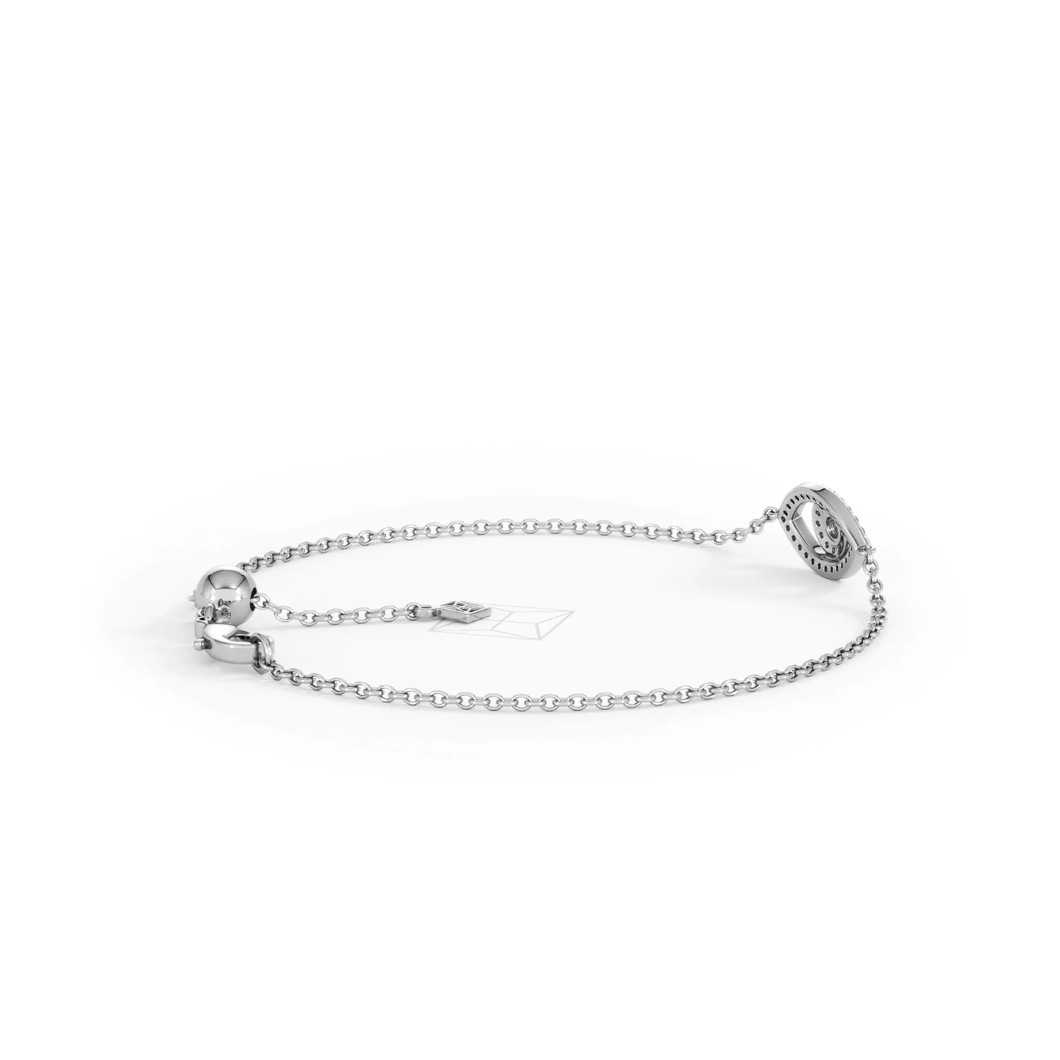 Evil Eye 0.21ct Sapphire Lab Diamond Adjustable Bracelet in Sterling Silver - Image 35