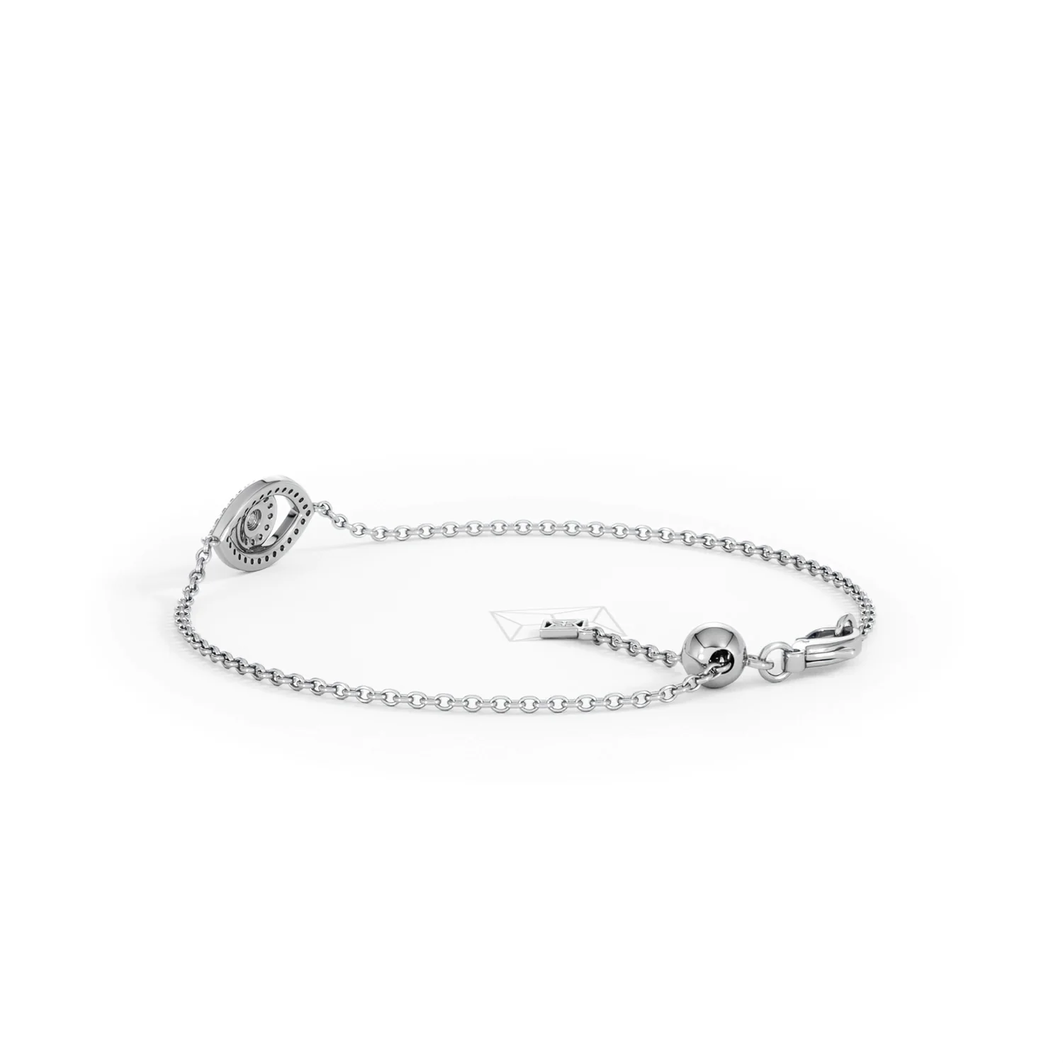 Evil Eye 0.21ct Sapphire Lab Diamond Adjustable Bracelet in Sterling Silver - Image 61