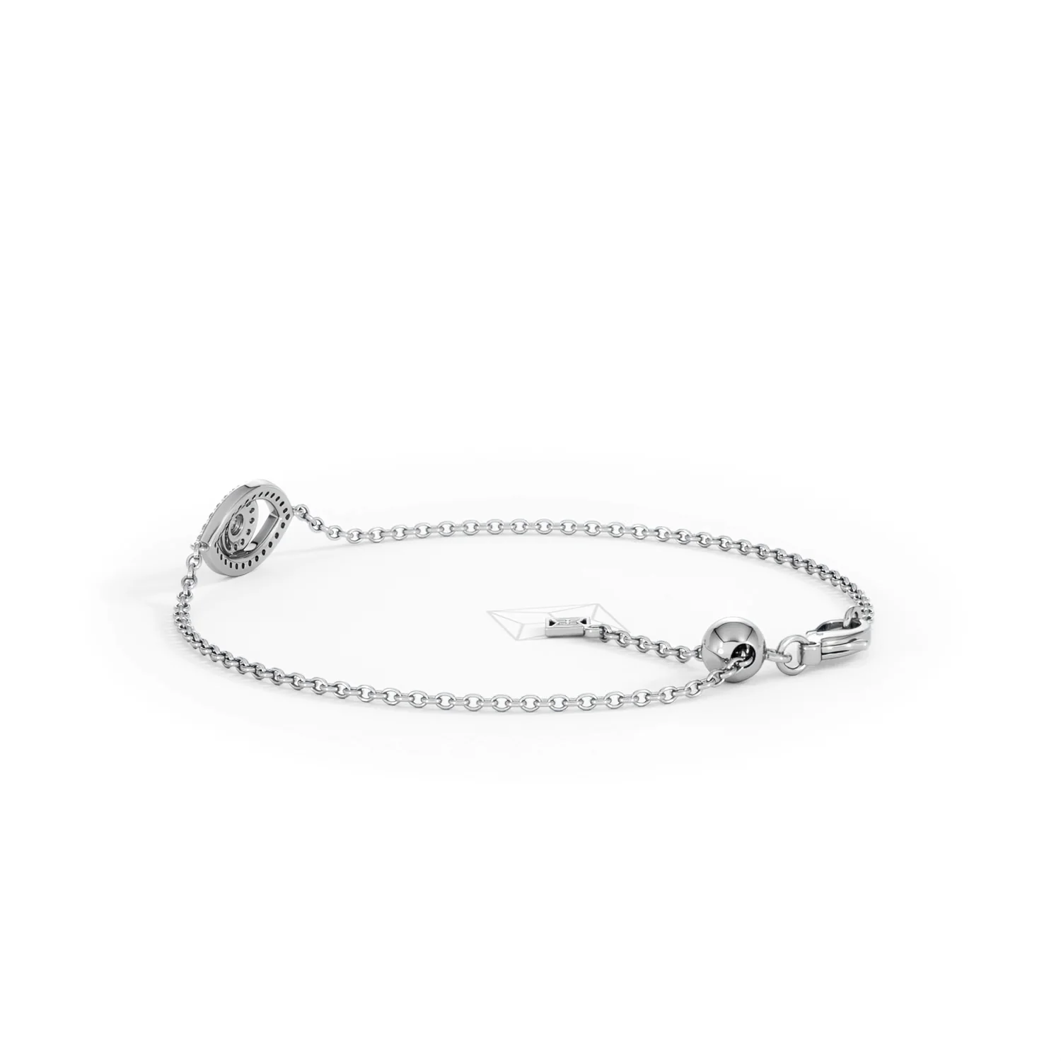 Evil Eye 0.21ct Sapphire Lab Diamond Adjustable Bracelet in Sterling Silver - Image 62