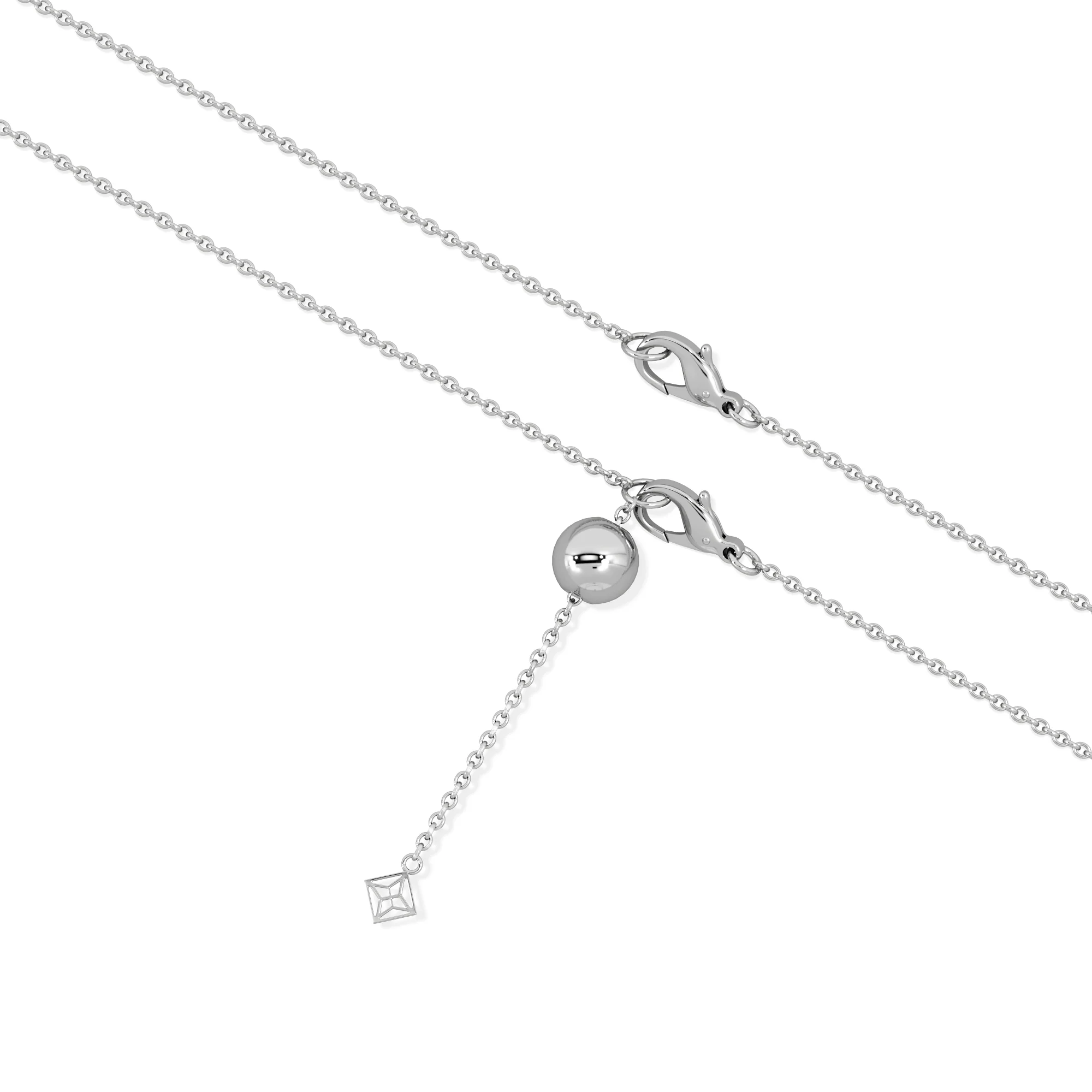 Evil Eye 0.21ct Sapphire Lab Diamond Adjustable Bracelet in Sterling Silver - Image 7