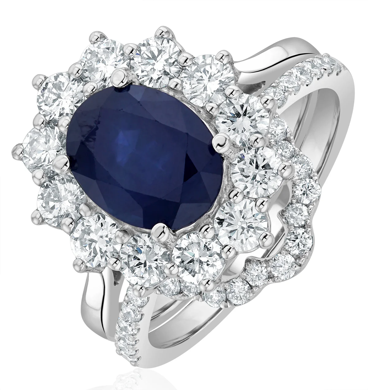 FET27 Matching Wedding Band Diamond 0.30ct H/Si in Platinum - Image 2