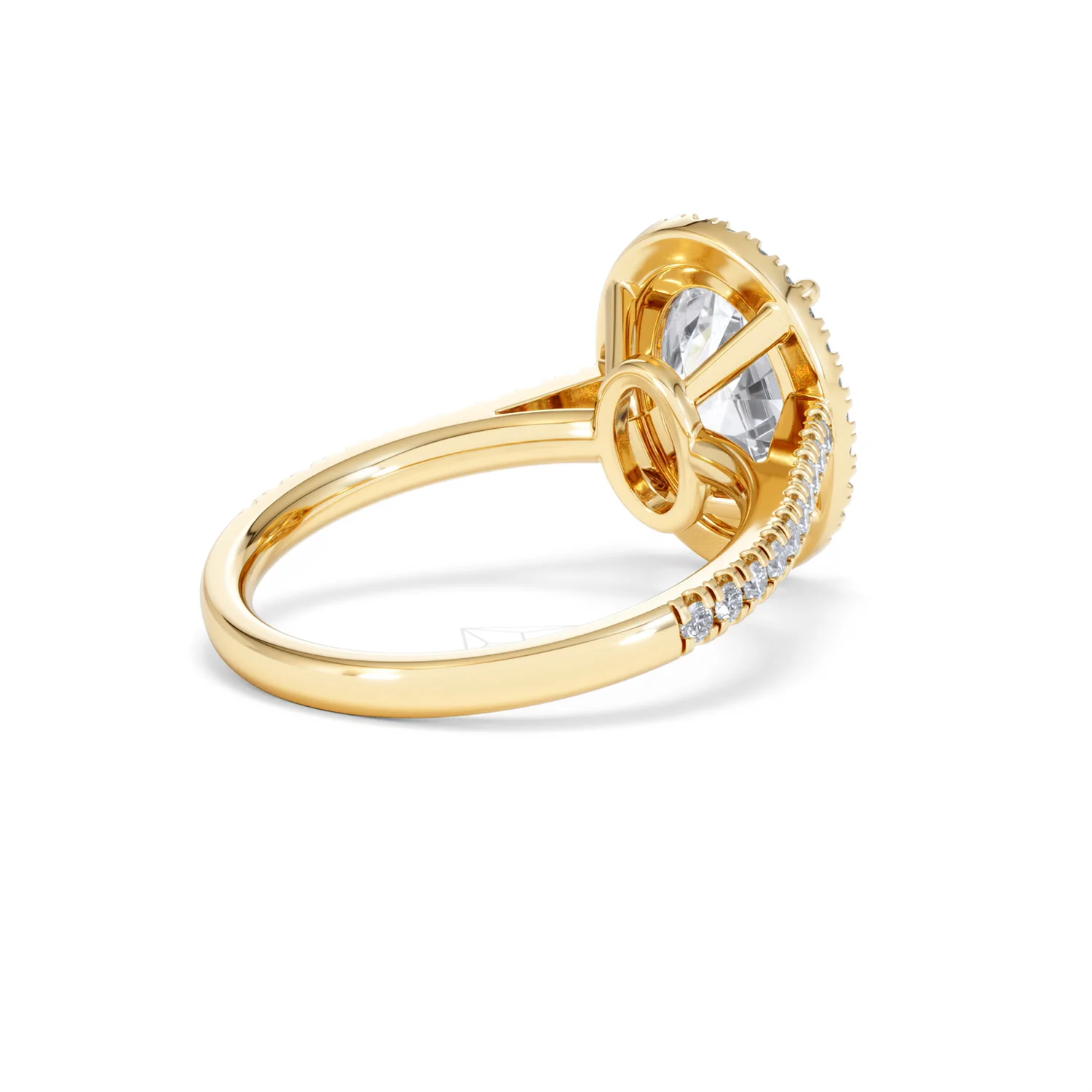 Georgina 3.50ct Lab Diamond Oval Cut Engagement Ring in 18K Yellow Gold G/VS1 - Image 39