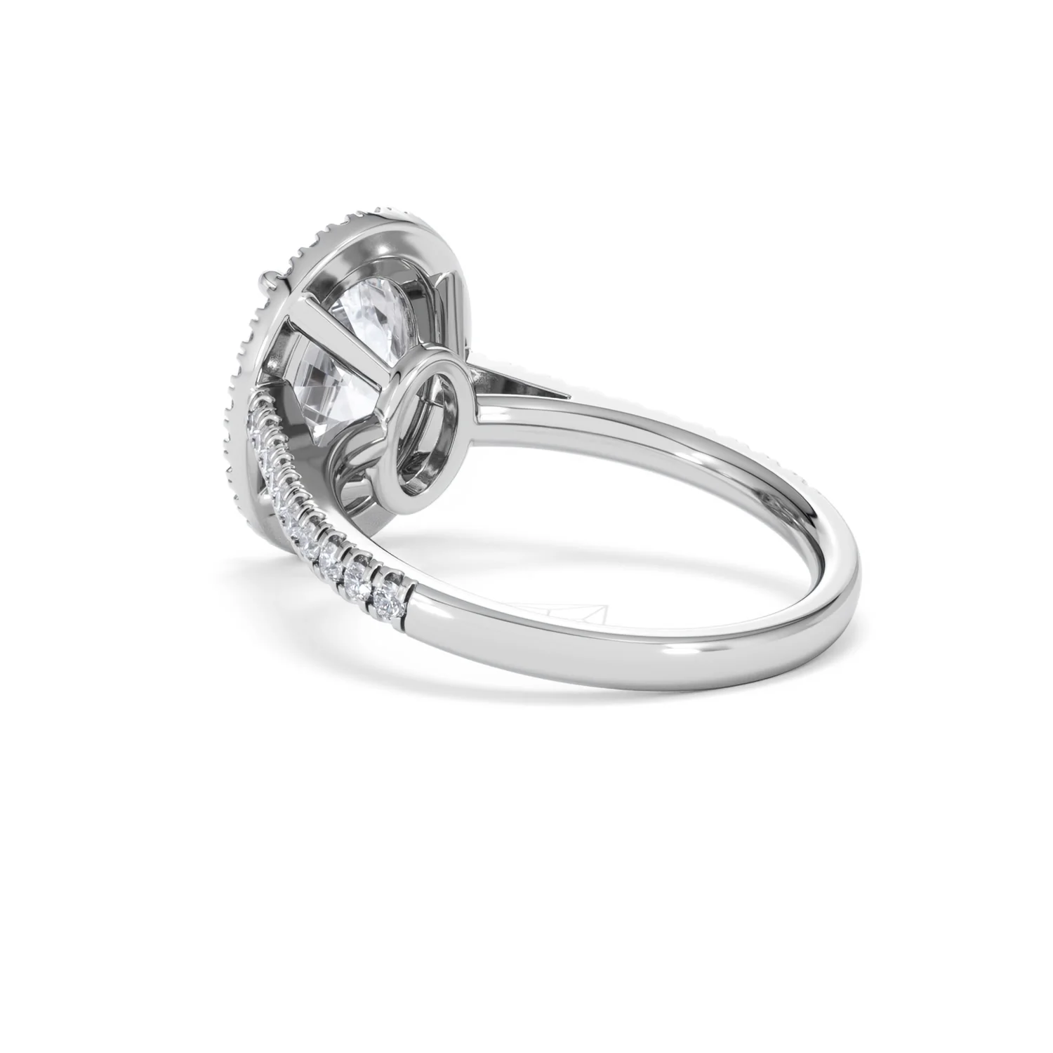 Georgina 3.50ct Lab Diamond Oval Cut Engagement Ring in Platinum G/VS1 - Image 58