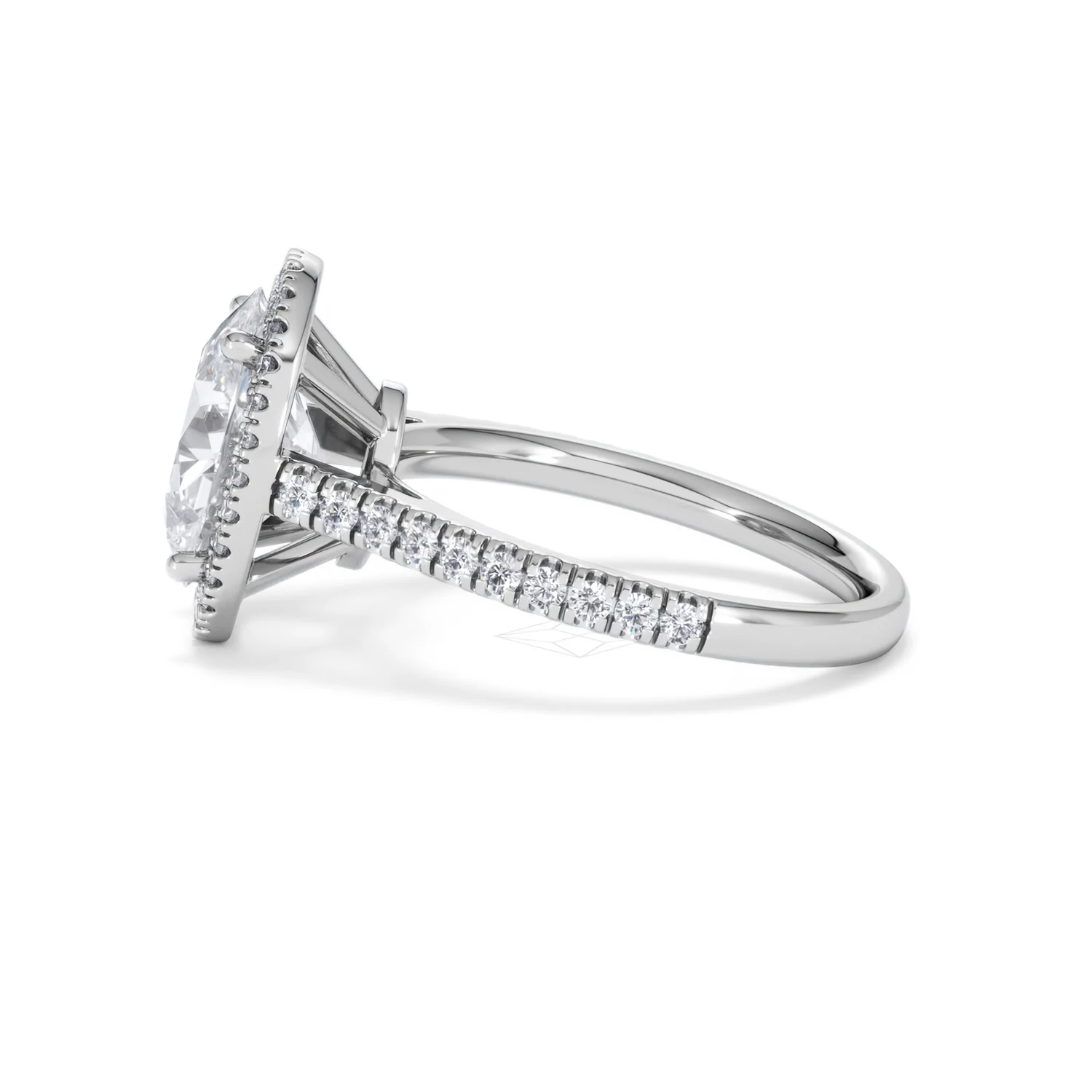 Georgina 3.50ct Lab Diamond Oval Cut Engagement Ring in Platinum G/VS1 - Image 69