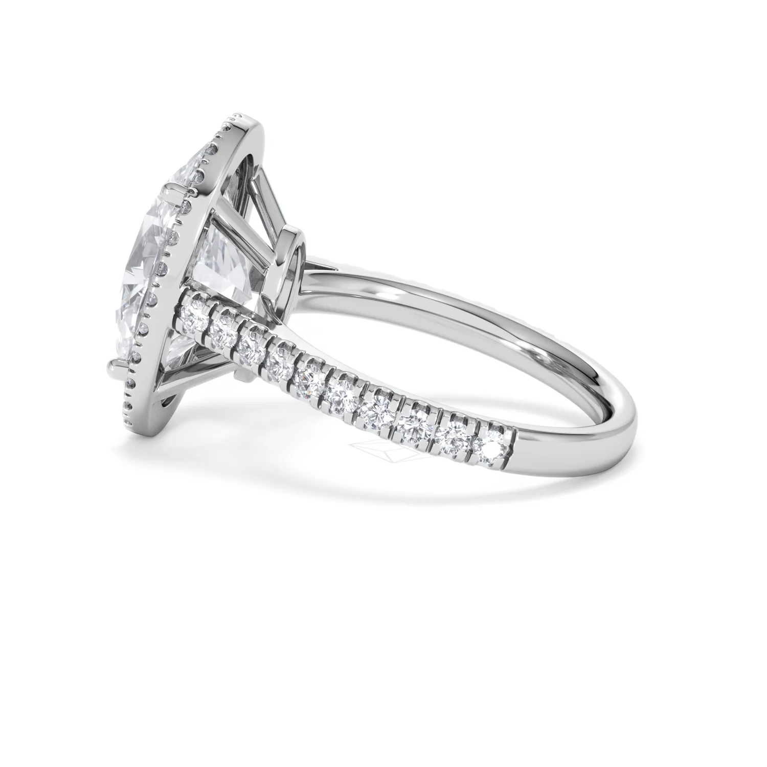 Georgina 5.70ct Lab Diamond Oval Cut Engagement Ring in 18K White Gold G/VS1 - Image 66