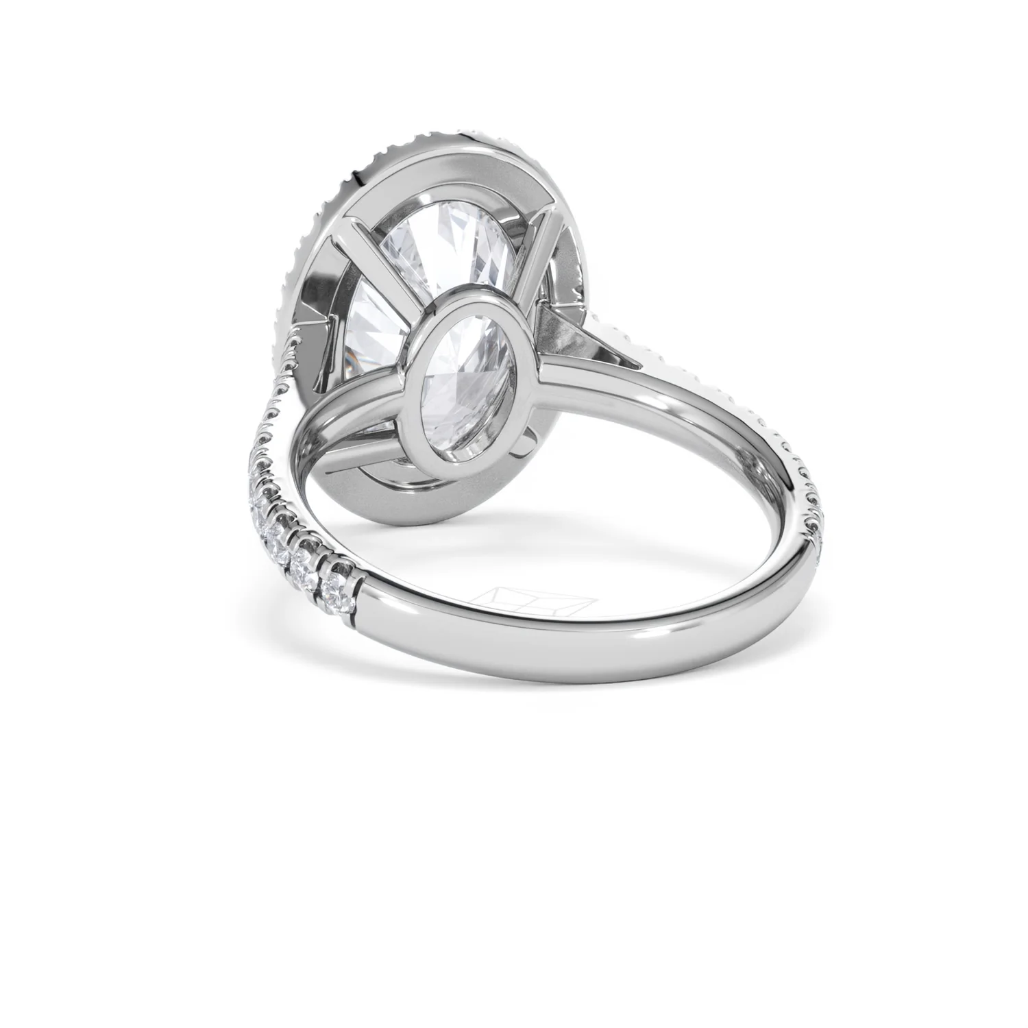 Georgina 5.70ct Lab Diamond Oval Cut Engagement Ring in Platinum G/VS1 - Image 53