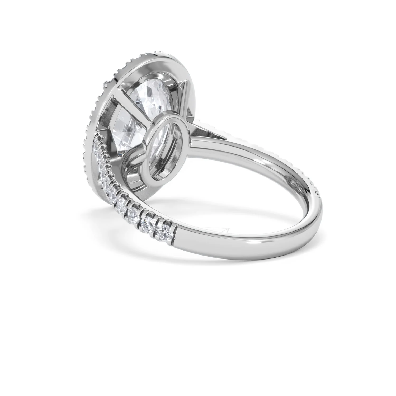 Georgina 5.70ct Lab Diamond Oval Cut Engagement Ring in Platinum G/VS1 - Image 57