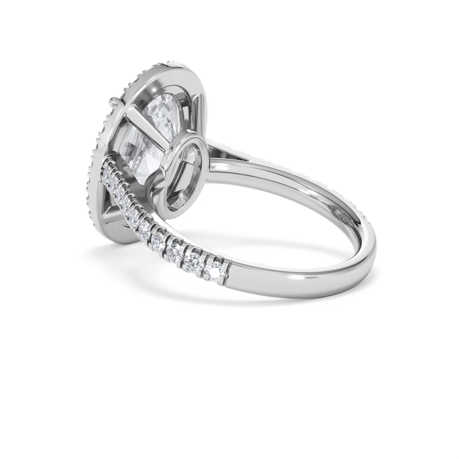 Georgina 5.70ct Lab Diamond Oval Cut Engagement Ring in Platinum G/VS1 - Image 59