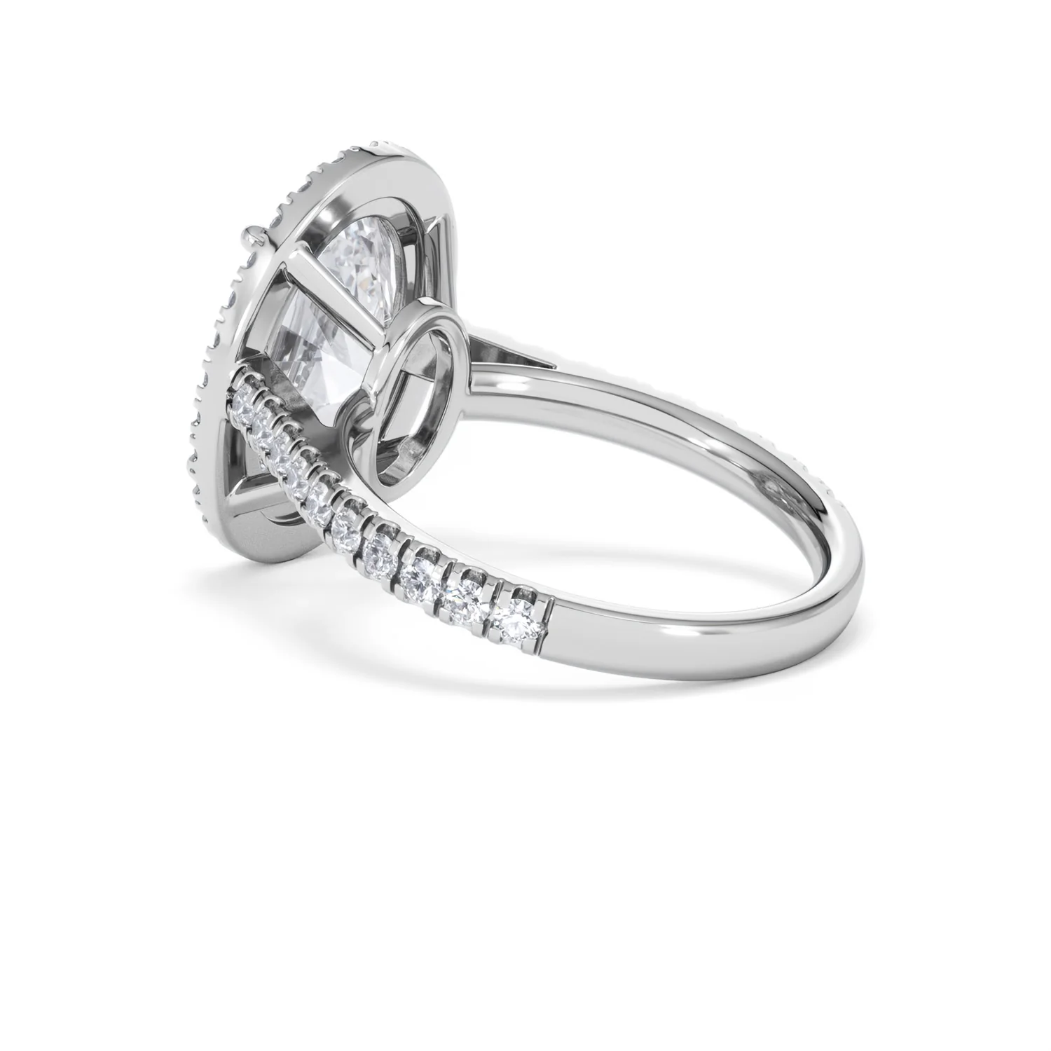 Georgina 5.70ct Lab Diamond Oval Cut Engagement Ring in Platinum G/VS1 - Image 60