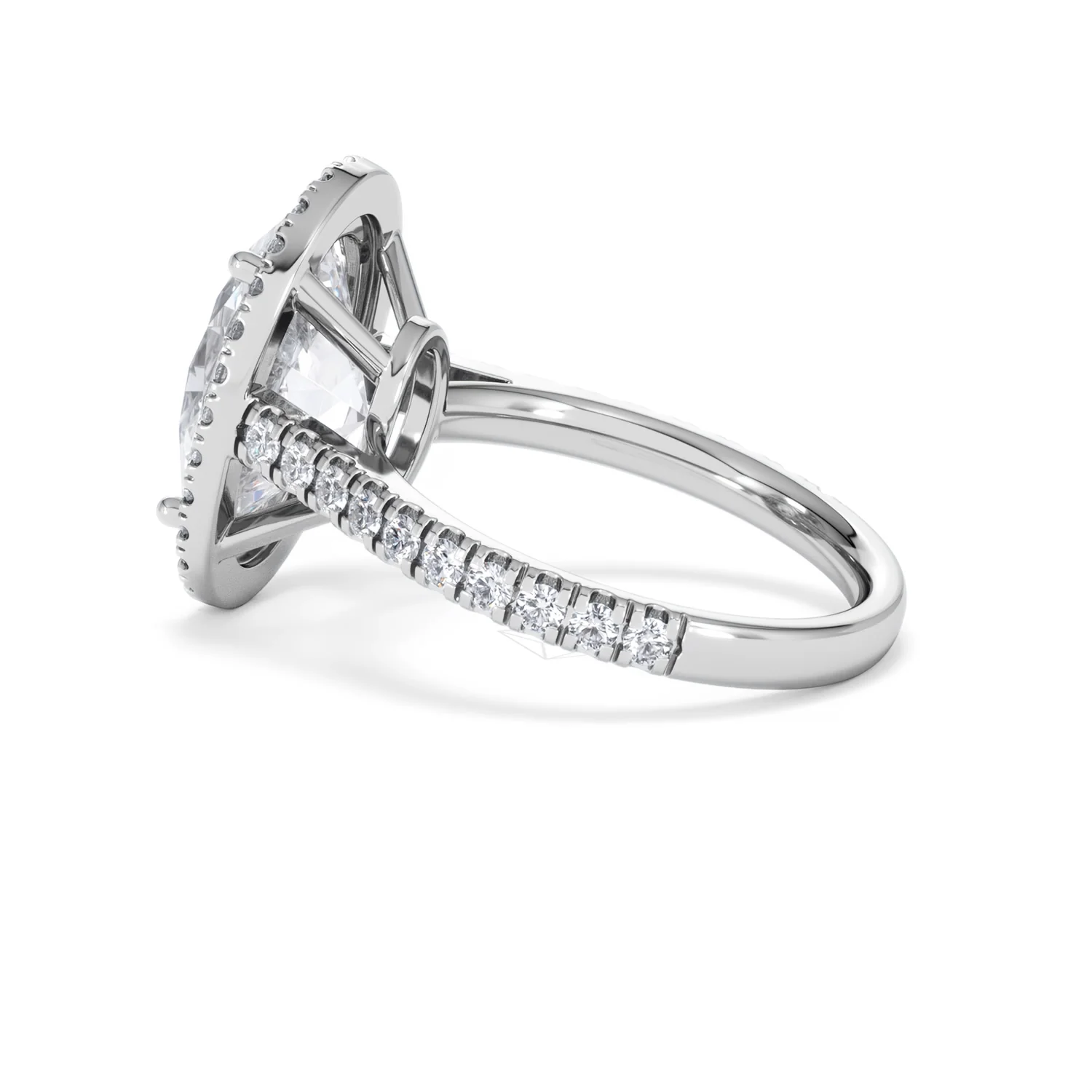 Georgina 5.70ct Lab Diamond Oval Cut Engagement Ring in Platinum G/VS1 - Image 64