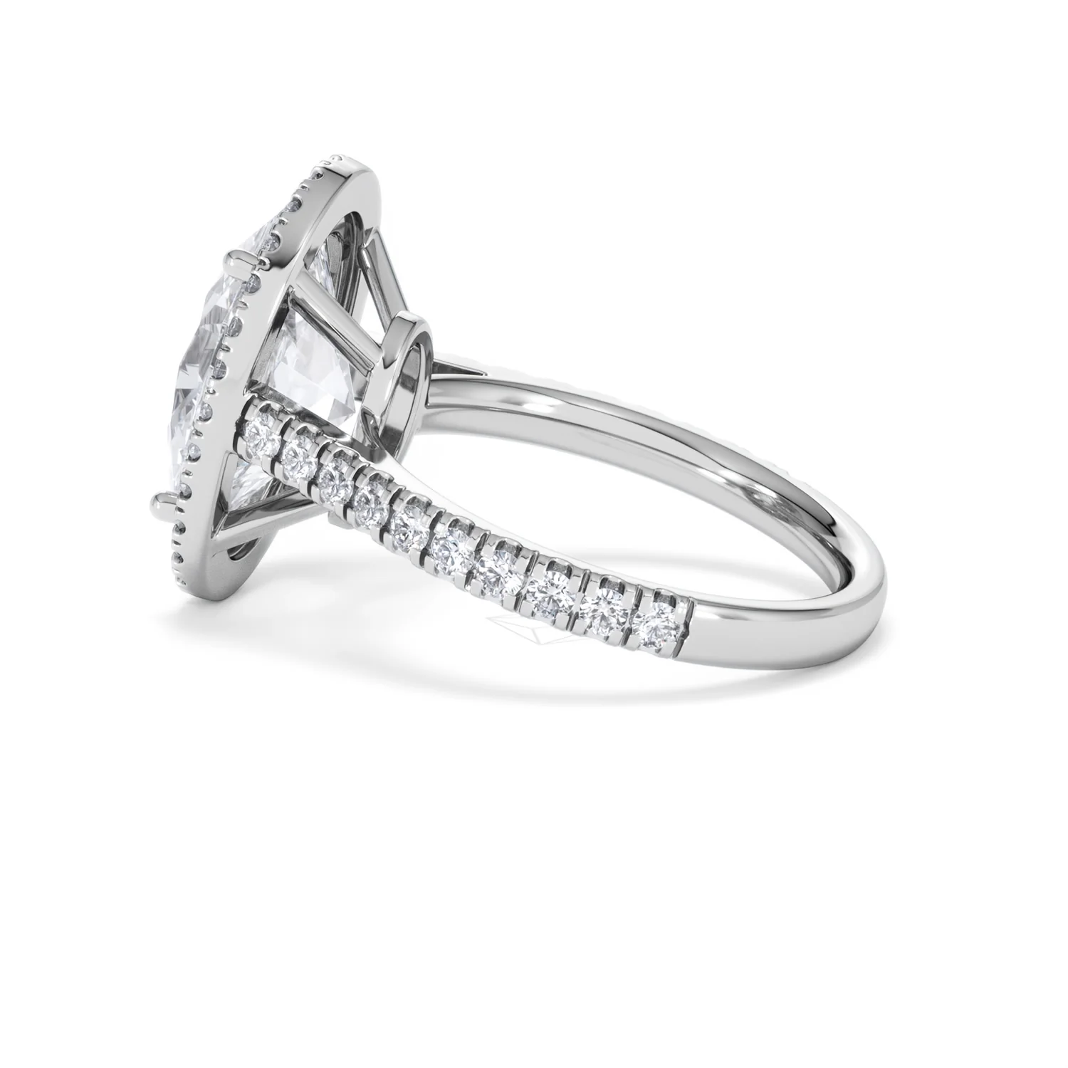 Georgina 5.70ct Lab Diamond Oval Cut Engagement Ring in Platinum G/VS1 - Image 65