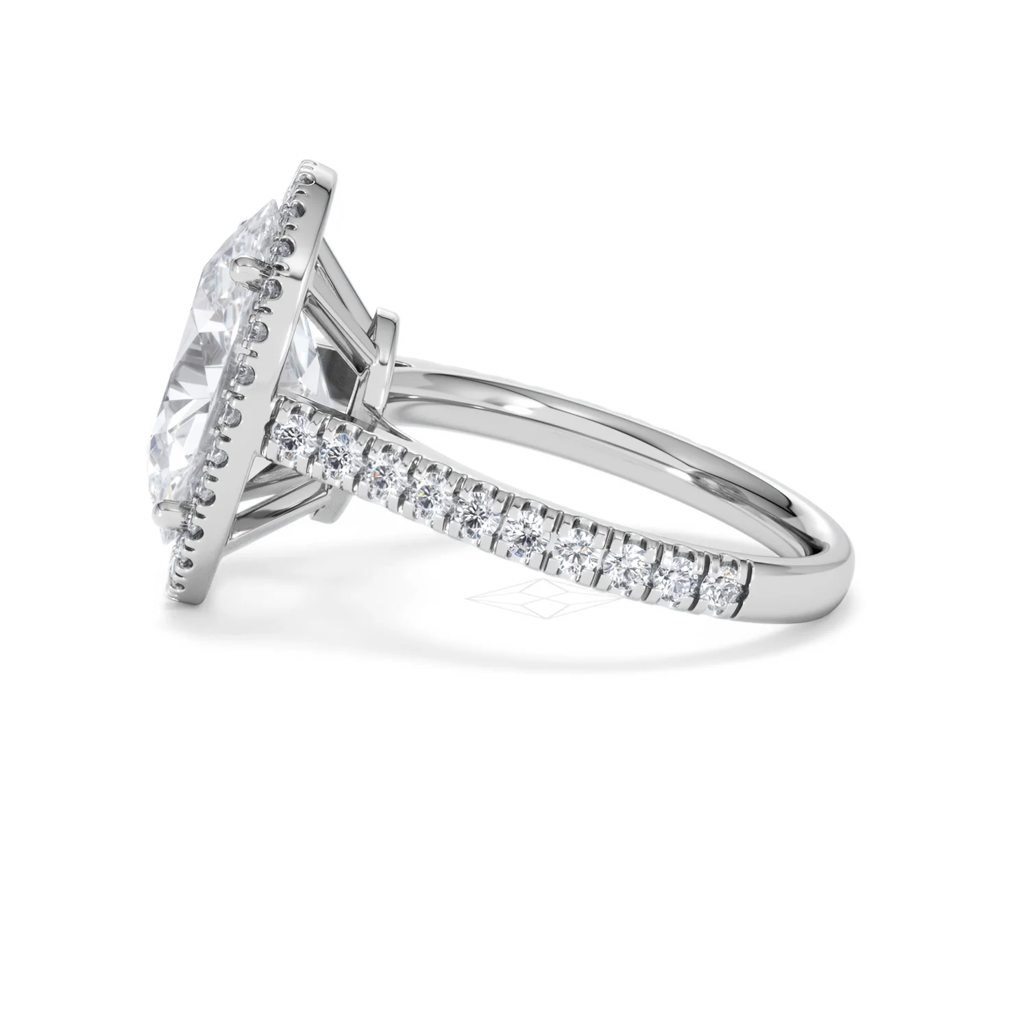 Georgina 5.70ct Lab Diamond Oval Cut Engagement Ring in Platinum G/VS1 - Image 69