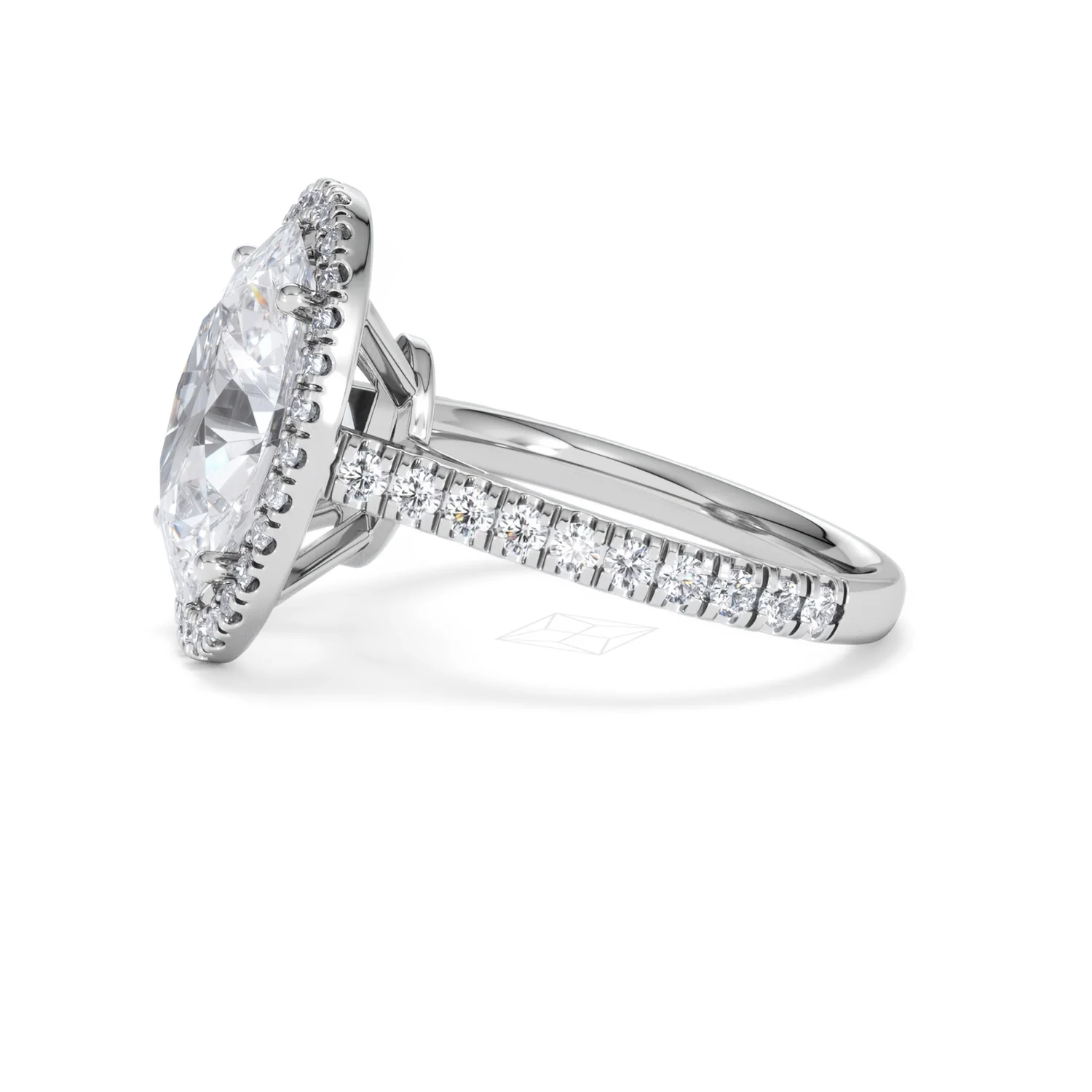 Georgina 5.70ct Lab Diamond Oval Cut Engagement Ring in Platinum G/VS1 - Image 72