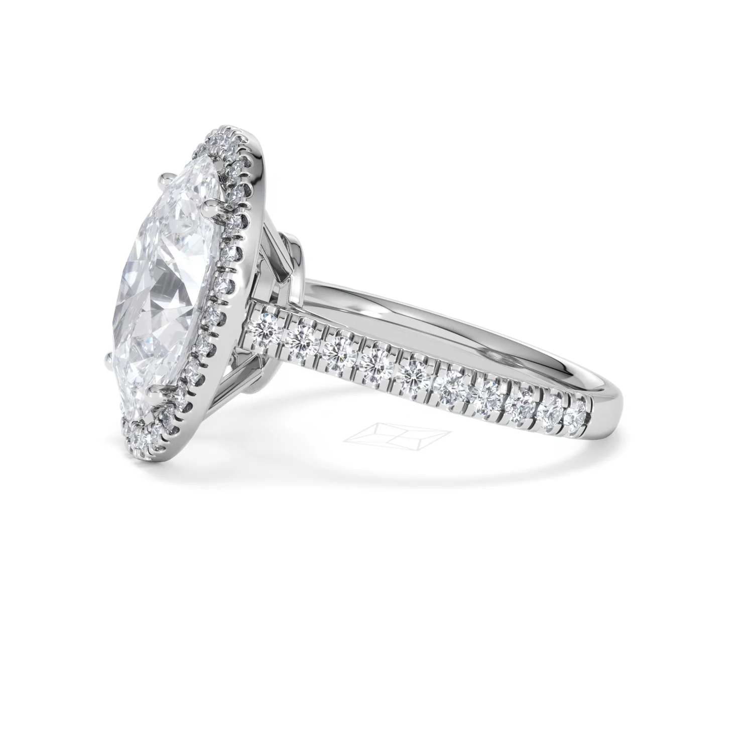 Georgina 5.70ct Lab Diamond Oval Cut Engagement Ring in Platinum G/VS1 - Image 73