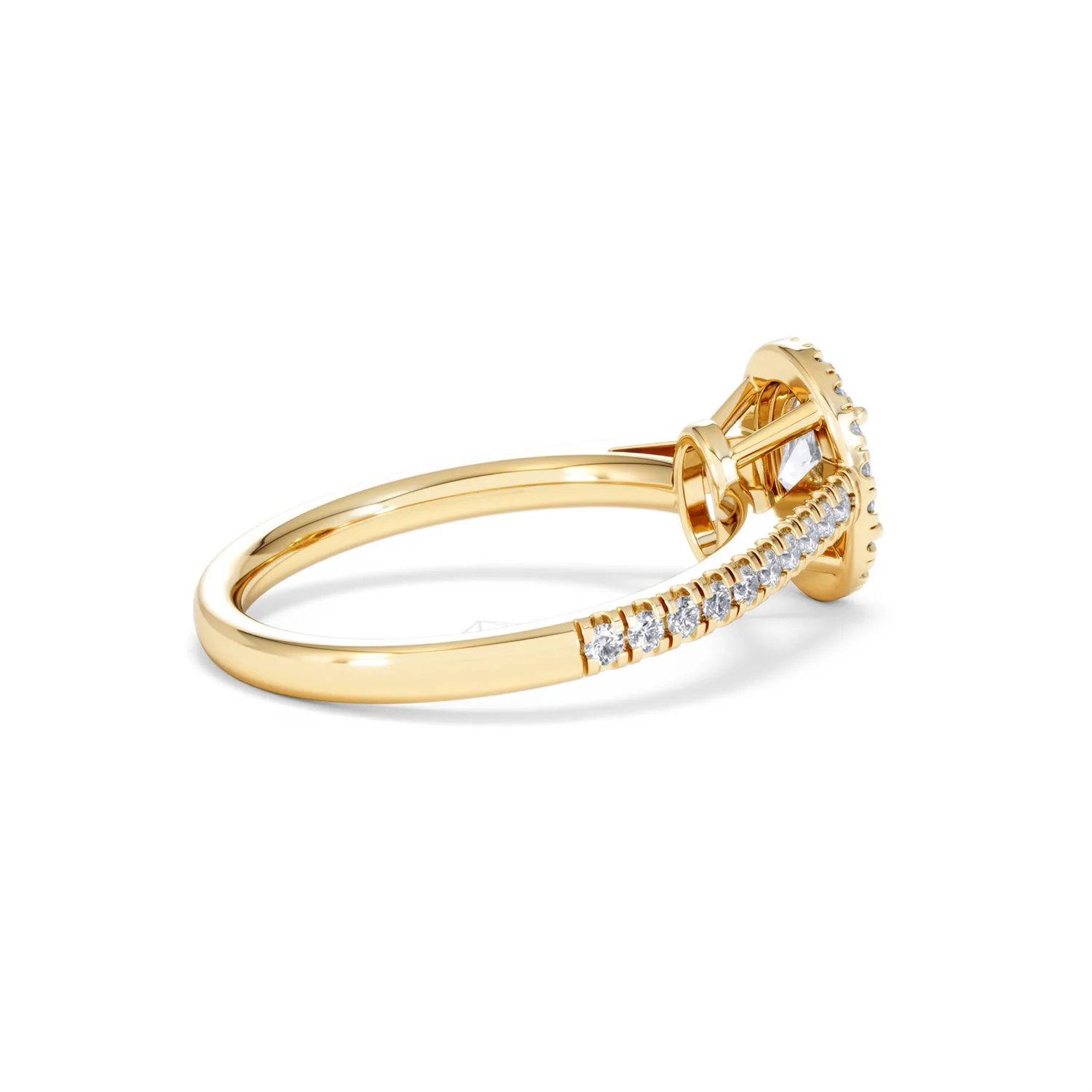 Georgina GIA Oval Diamond Halo Engagement Ring 18K Gold 1.30ct G/Vs2 - Image 34