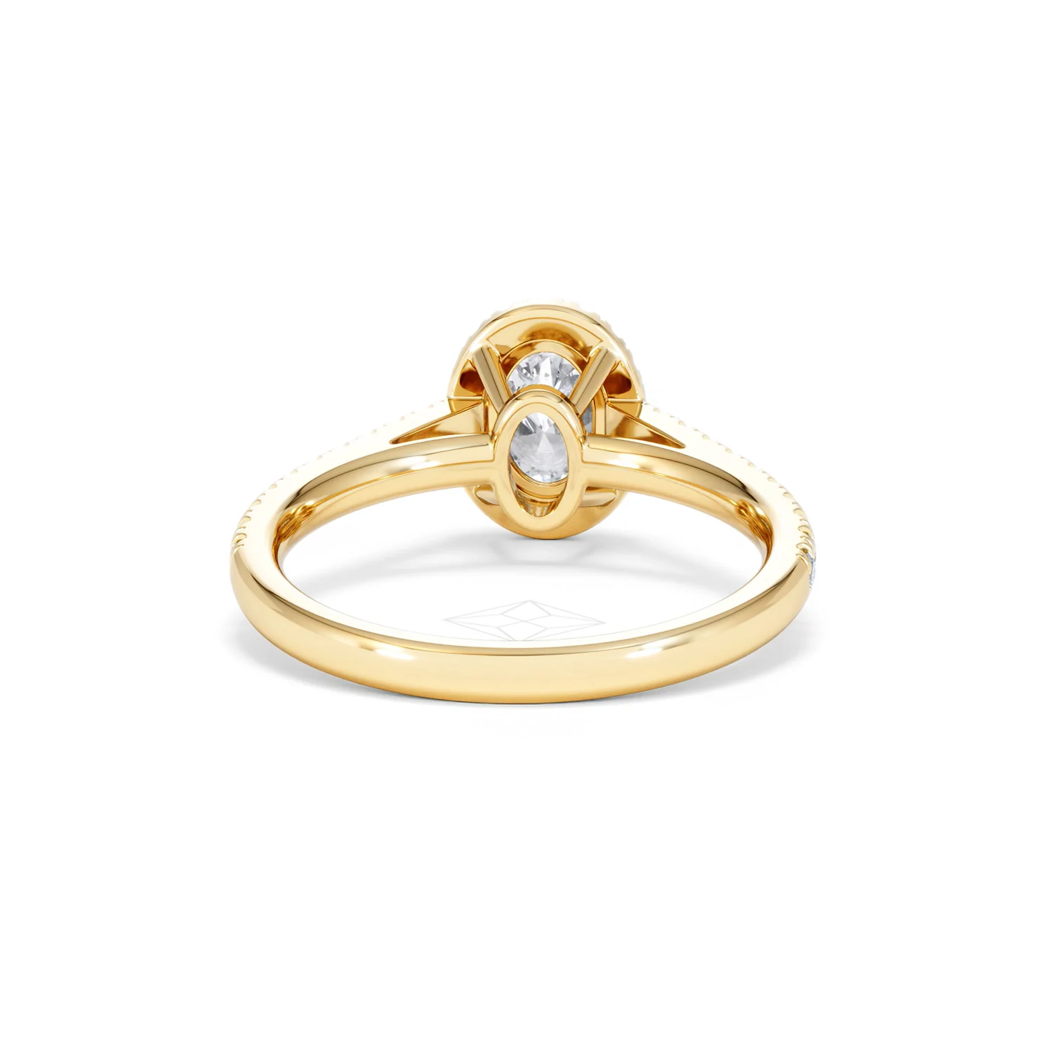 Georgina GIA Oval Diamond Halo Engagement Ring 18K Gold 1.30ct G/Vs2 - Image 47