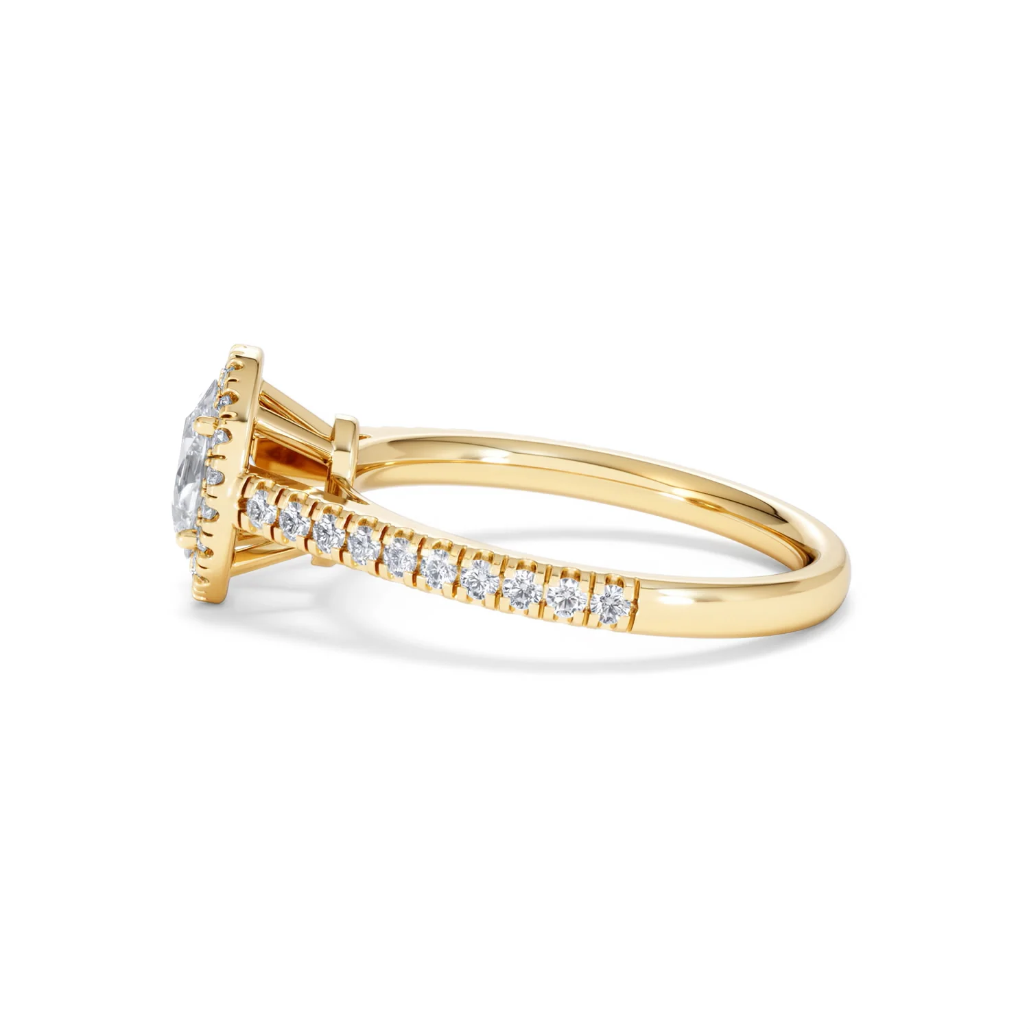 Georgina GIA Oval Diamond Halo Engagement Ring 18K Gold 1.30ct G/Vs2 - Image 68
