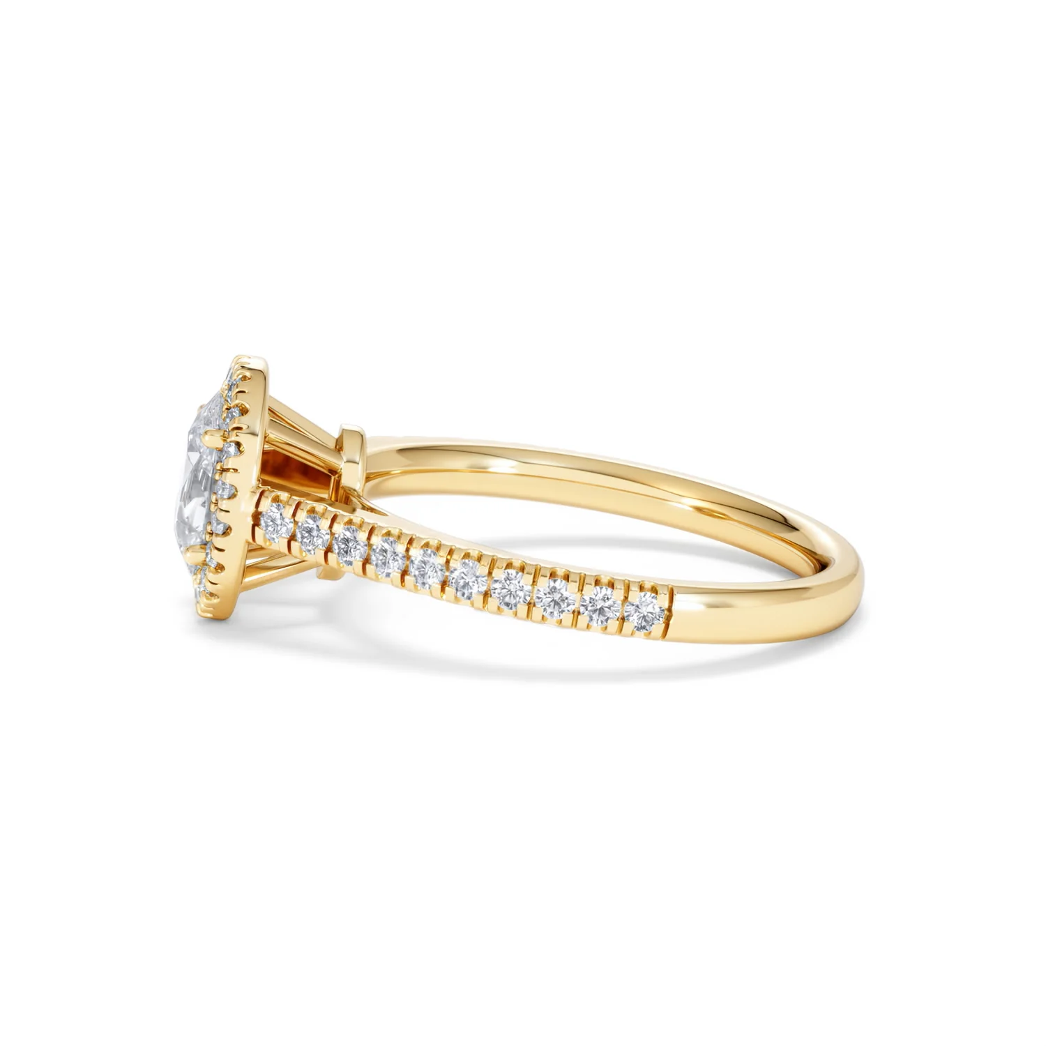 Georgina GIA Oval Diamond Halo Engagement Ring 18K Gold 1.30ct G/Vs2 - Image 69