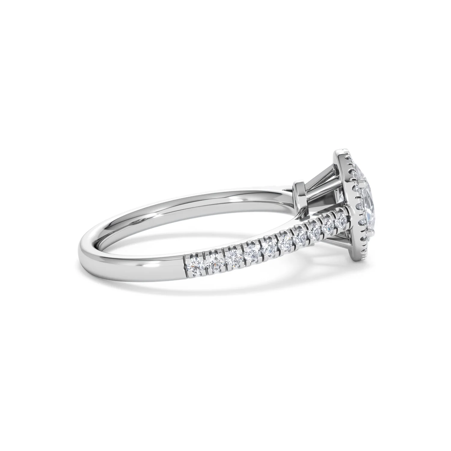 Georgina GIA Oval Diamond Halo Engagement Ring 18KW Gold 1.30ct G/Vs2 - Image 31