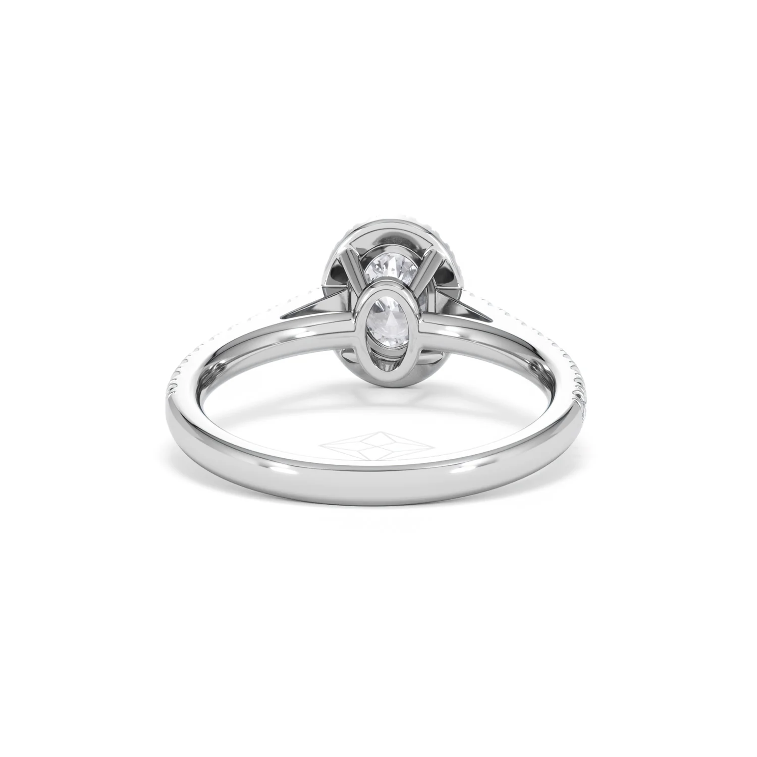 Georgina GIA Oval Diamond Halo Engagement Ring 18KW Gold 1.30ct G/Vs2 - Image 49
