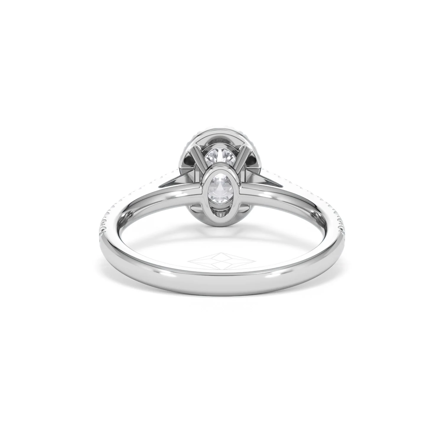 Georgina GIA Oval Diamond Halo Engagement Ring 18KW Gold 1.30ct G/Vs2 - Image 50