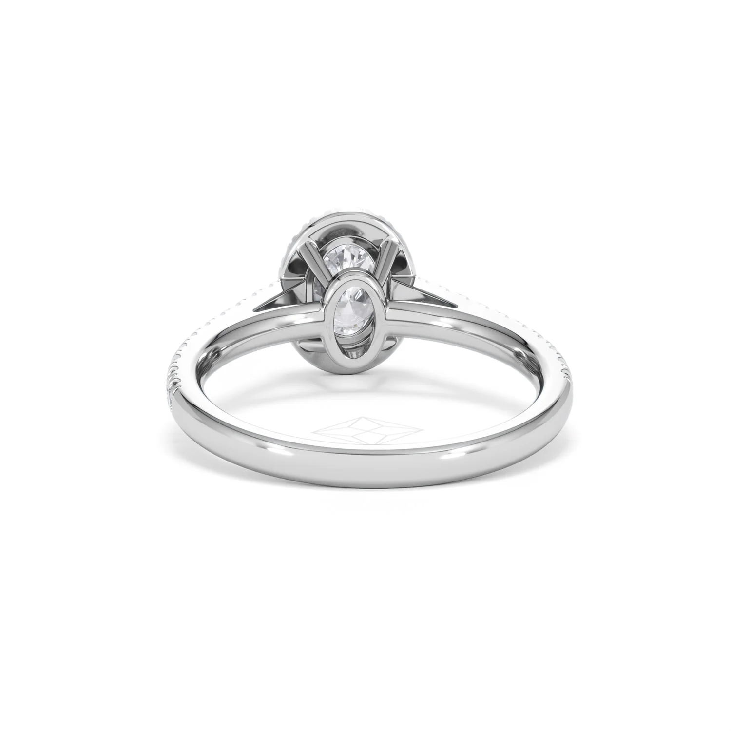 Georgina GIA Oval Diamond Halo Engagement Ring 18KW Gold 1.30ct G/Vs2 - Image 51