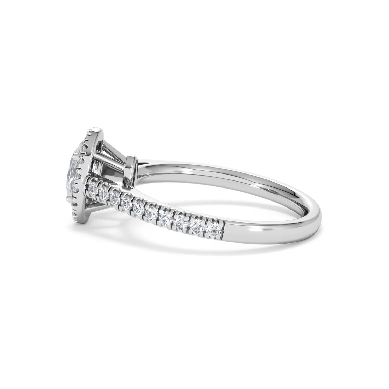 Georgina GIA Oval Diamond Halo Engagement Ring 18KW Gold 1.30ct G/Vs2 - Image 68