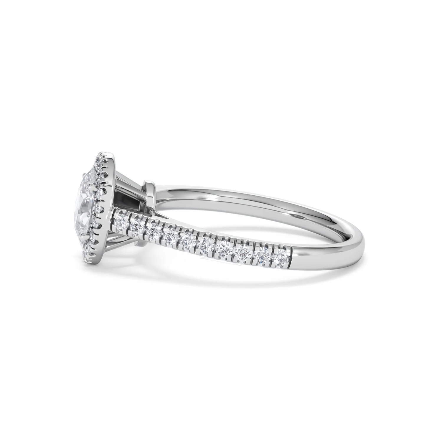 Georgina GIA Oval Diamond Halo Engagement Ring 18KW Gold 1.30ct G/Vs2 - Image 72