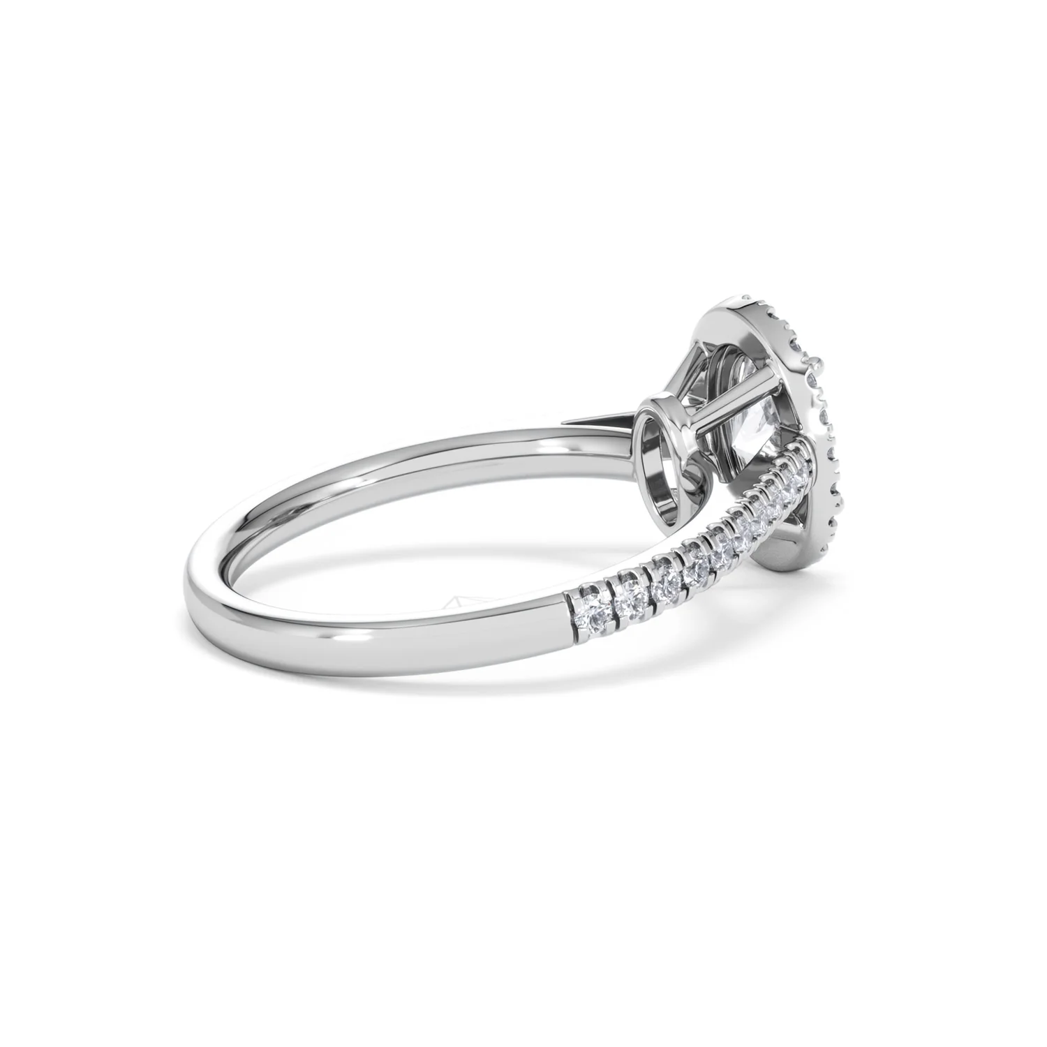 Georgina GIA Oval Diamond Halo Engagement Ring 18KW Gold 1.55ct G/VS1 - Image 35