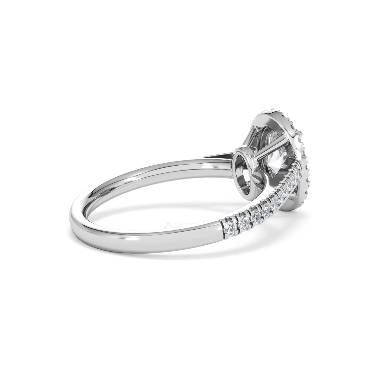 Georgina GIA Oval Diamond Halo Engagement Ring 18KW Gold 1.55ct G/VS1 - Image 36
