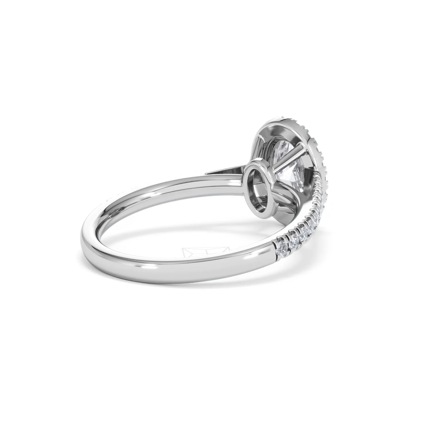 Georgina GIA Oval Diamond Halo Engagement Ring 18KW Gold 1.55ct G/VS1 - Image 39