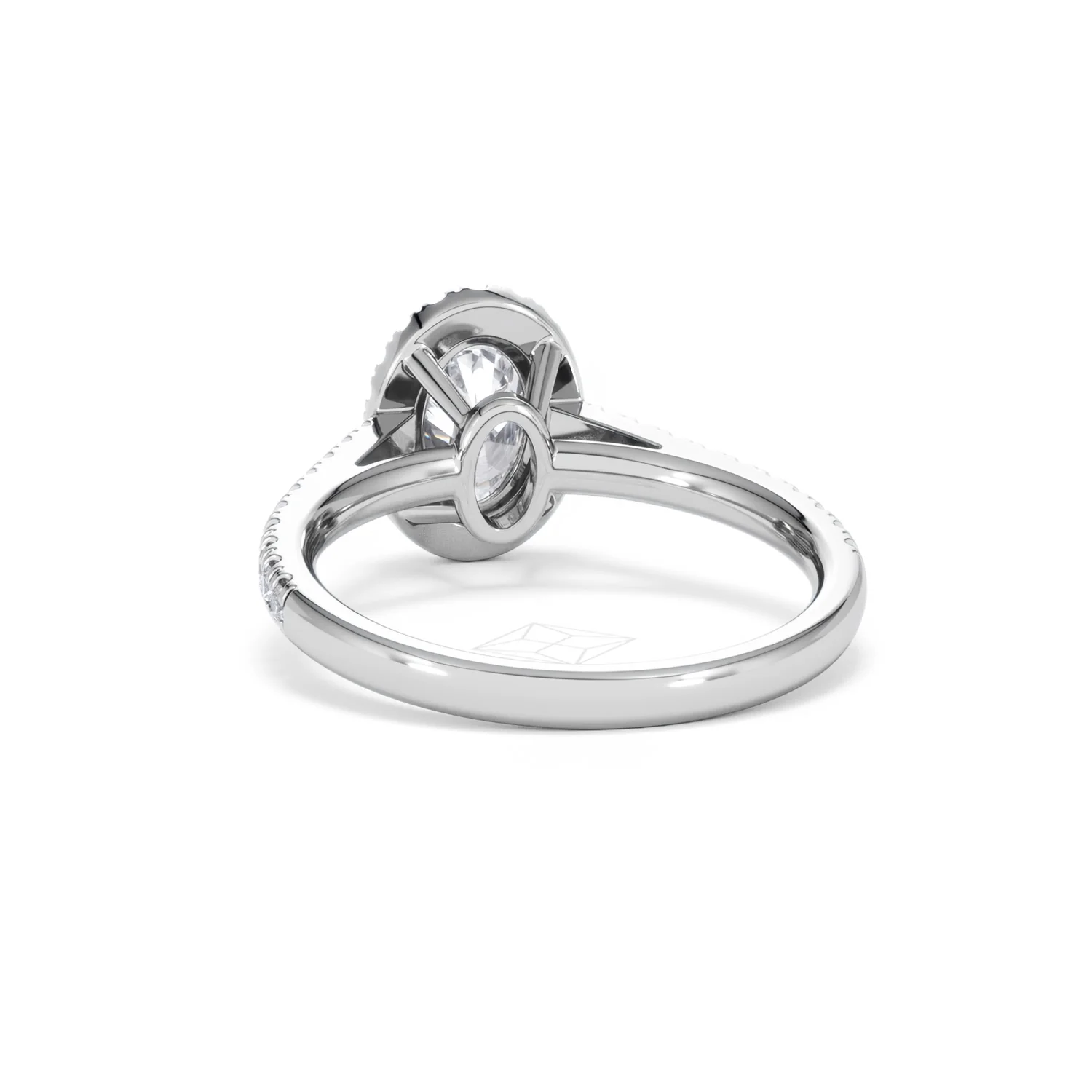 Georgina GIA Oval Diamond Halo Engagement Ring 18KW Gold 1.55ct G/VS1 - Image 51