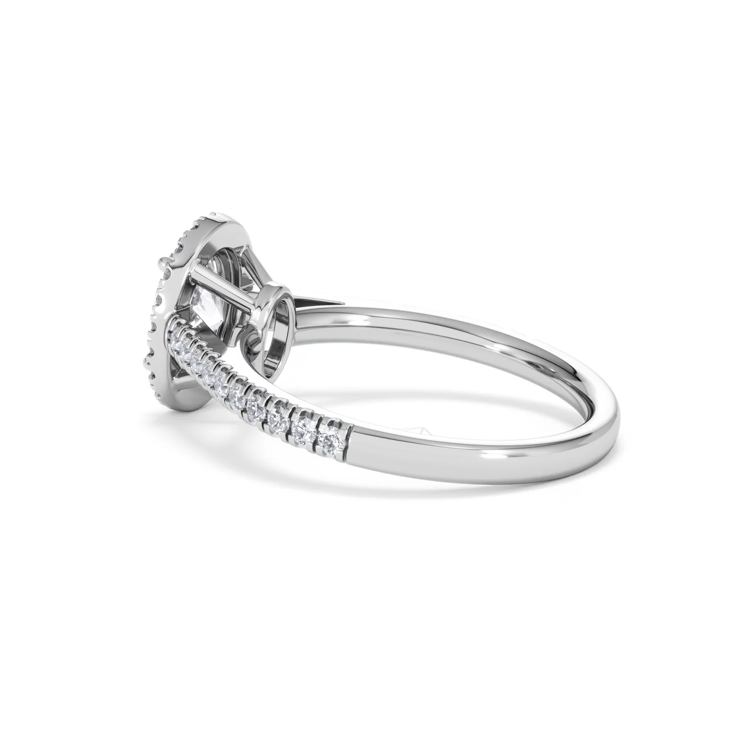 Georgina GIA Oval Diamond Halo Engagement Ring 18KW Gold 1.55ct G/VS1 - Image 61