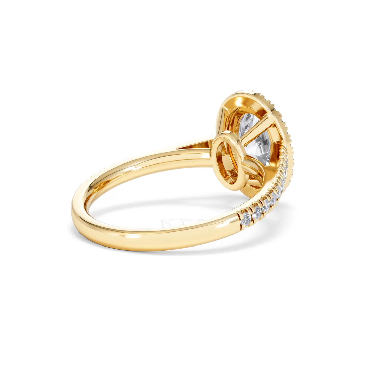 Georgina Lab Oval Diamond Halo Engagement Ring 18K Gold 2.05ct F/VS1 - Image 42
