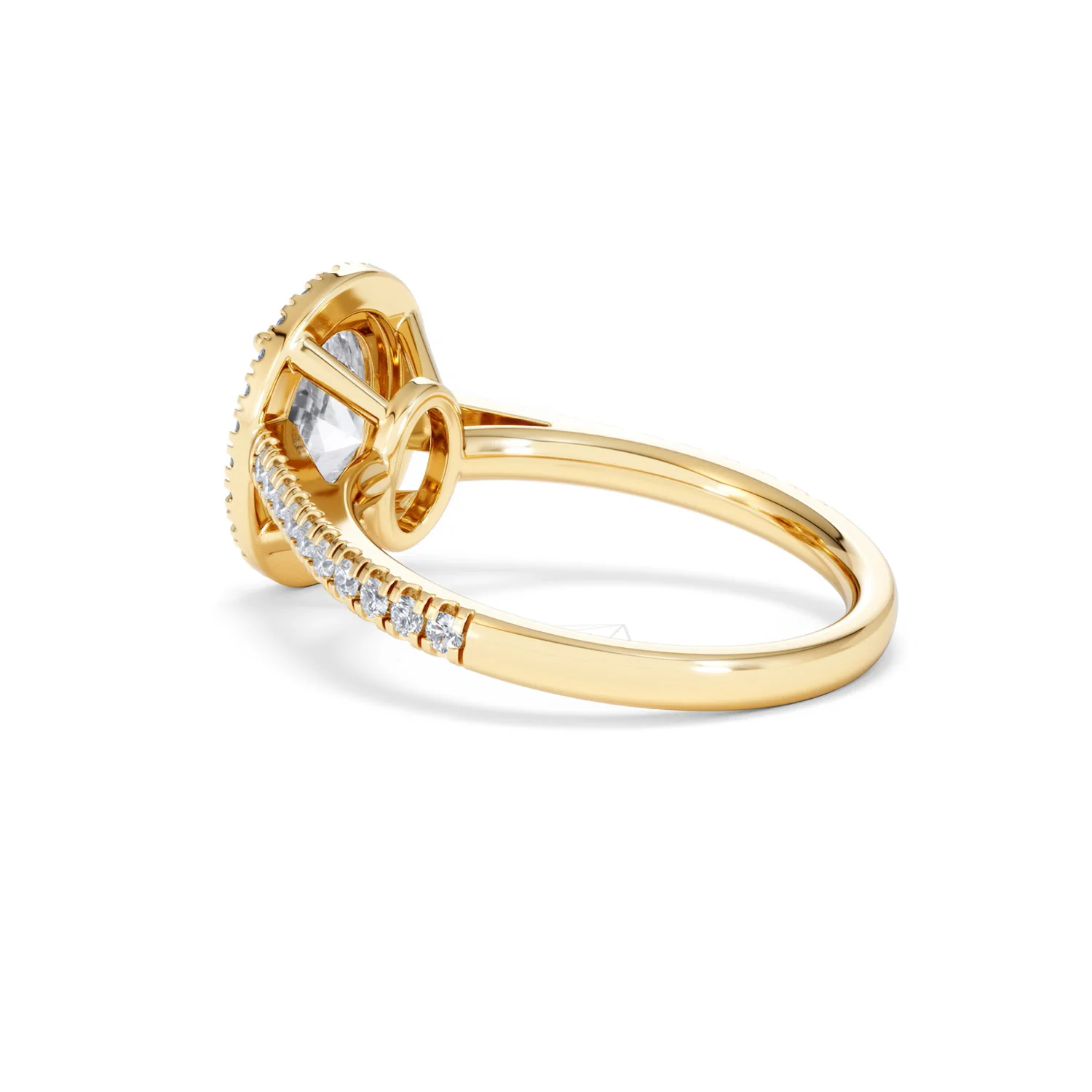 Georgina Lab Oval Diamond Halo Engagement Ring 18K Gold 2.05ct F/VS1 - Image 62