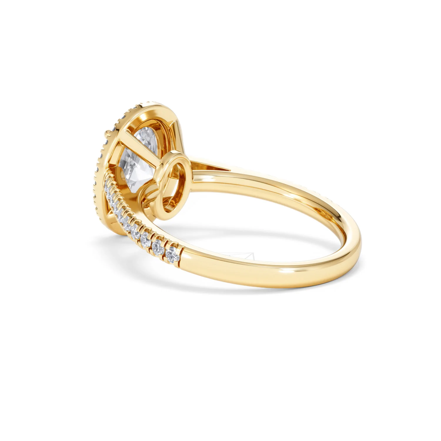 Georgina Lab Oval Diamond Halo Engagement Ring 18K Gold 2.55ct F/VS1 - Image 62