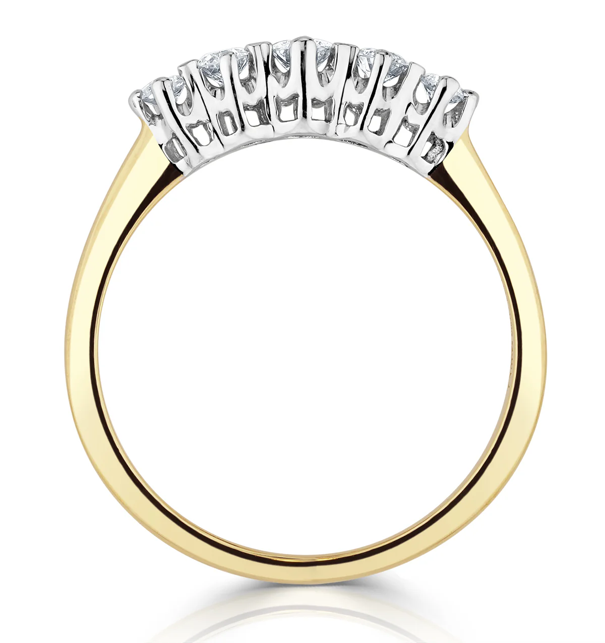 Grace 18K Gold 5 Stone Diamond Eternity Ring 0.33CT H/SI - Image 3